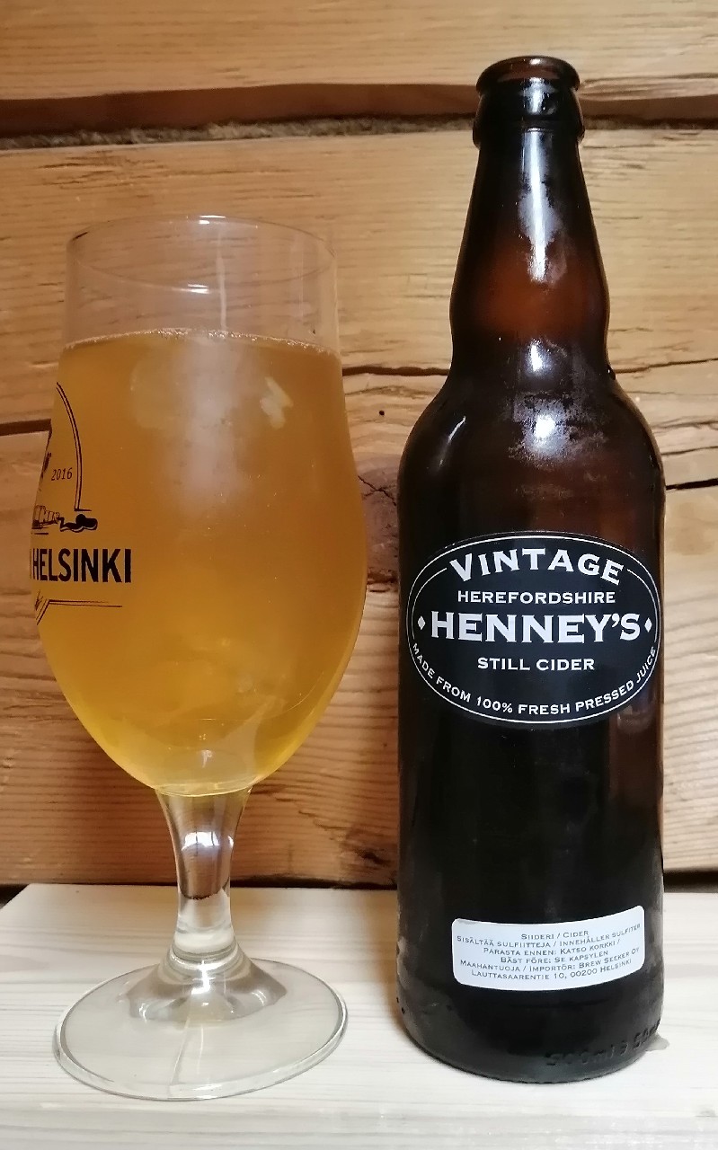 Henney's Vintage Still Cider 2015, Henney's
