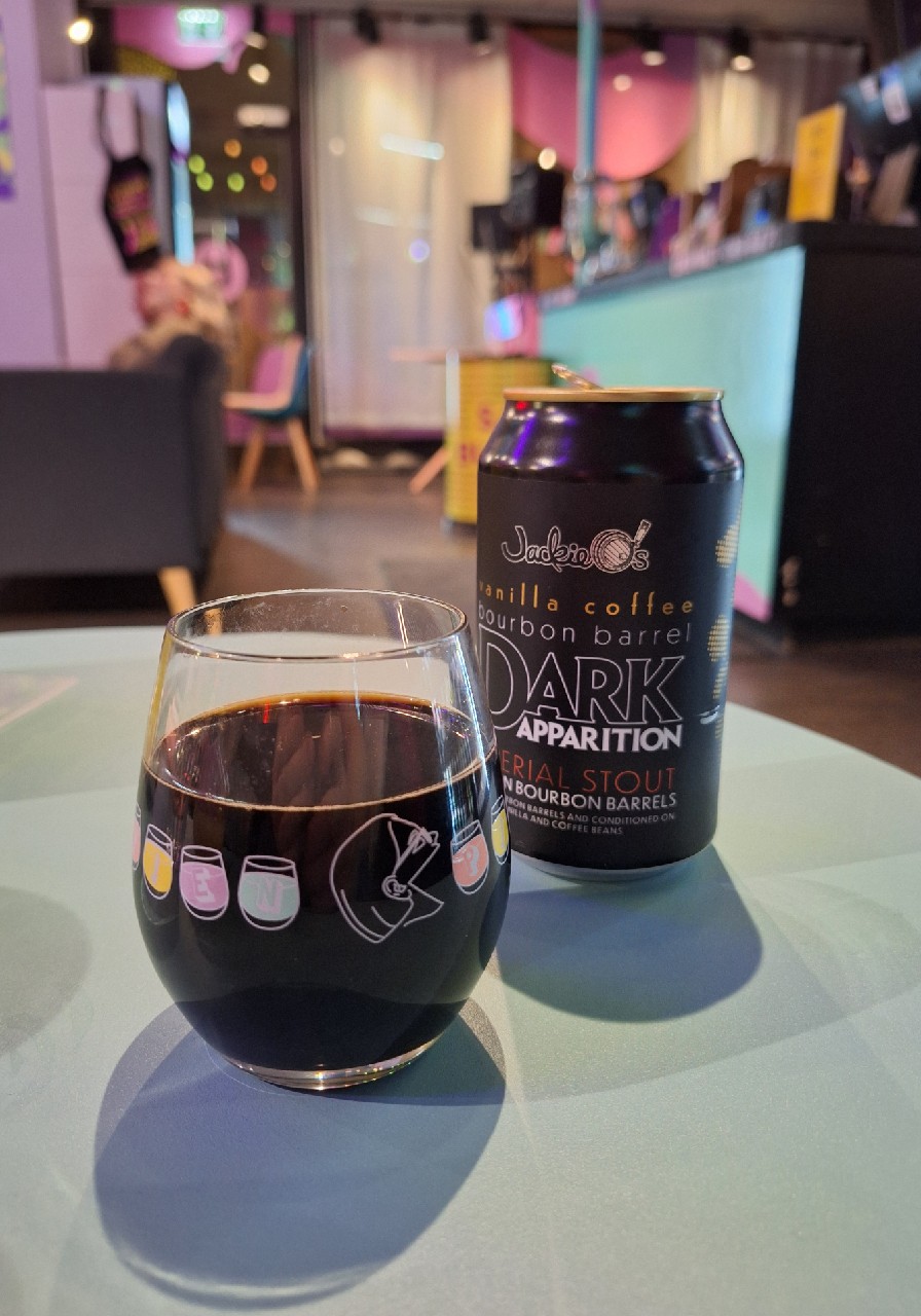 Vanilla Coffee Bourbon Barrel Dark Apparition (2025), Jackie O's Brewery