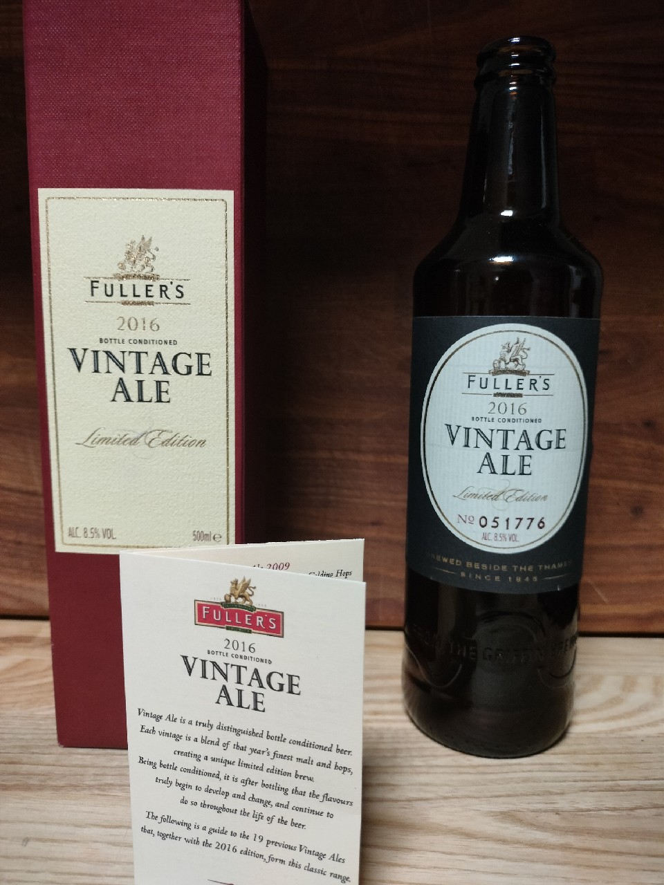 Vintage Ale (2016), England