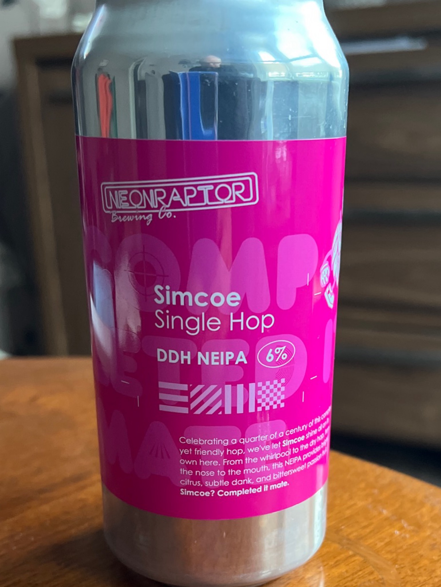 Completed It Mate - Simcoe, Neon Raptor Brewing Co.