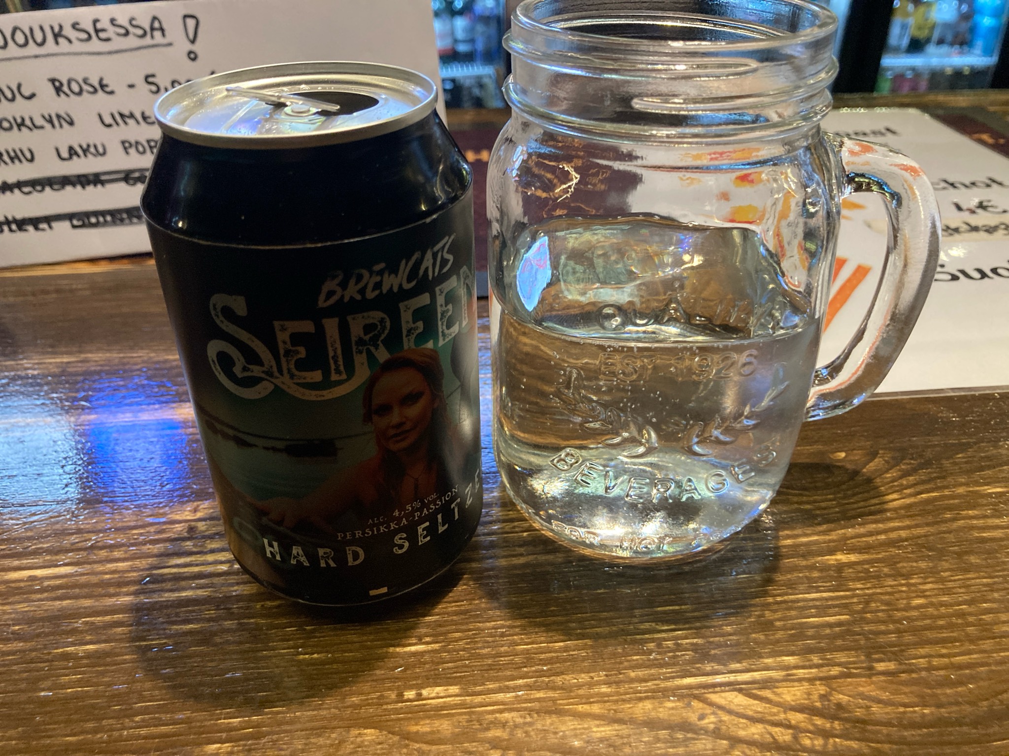Seireeni Hard Seltzer, Brewcats - Sideshow Brewery