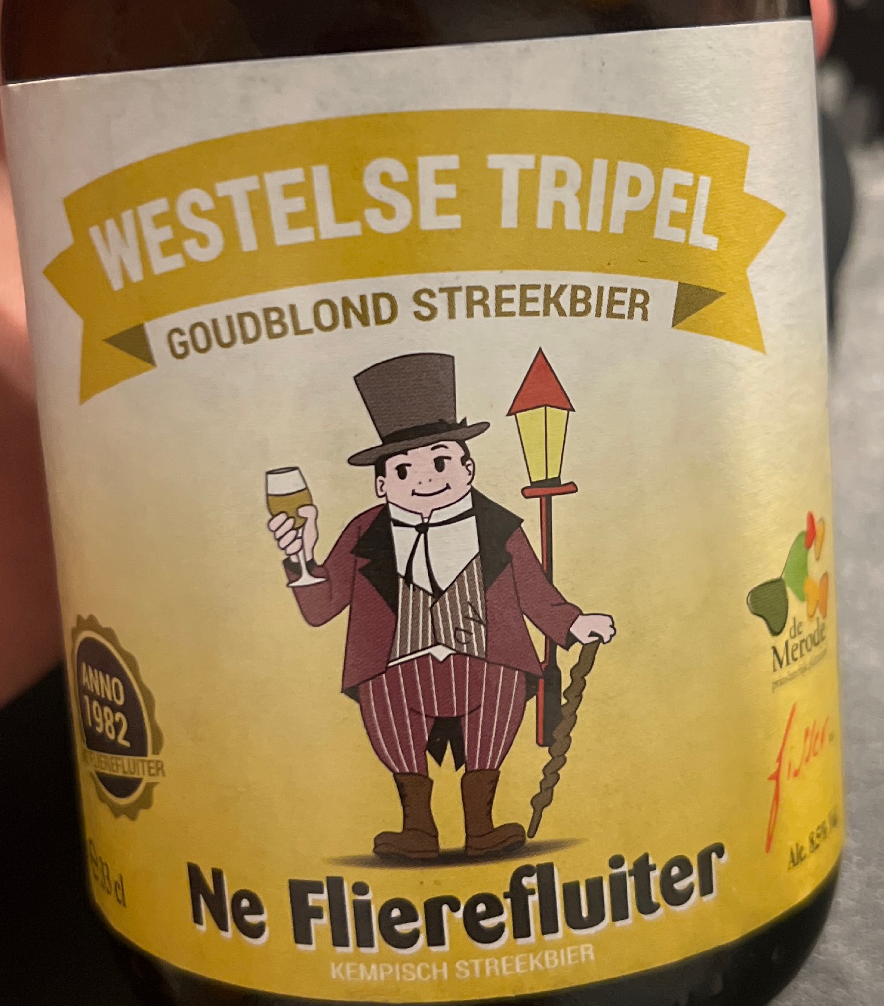 Ne Flierefluiter Westelse Tripel, Brouwerij Fisser