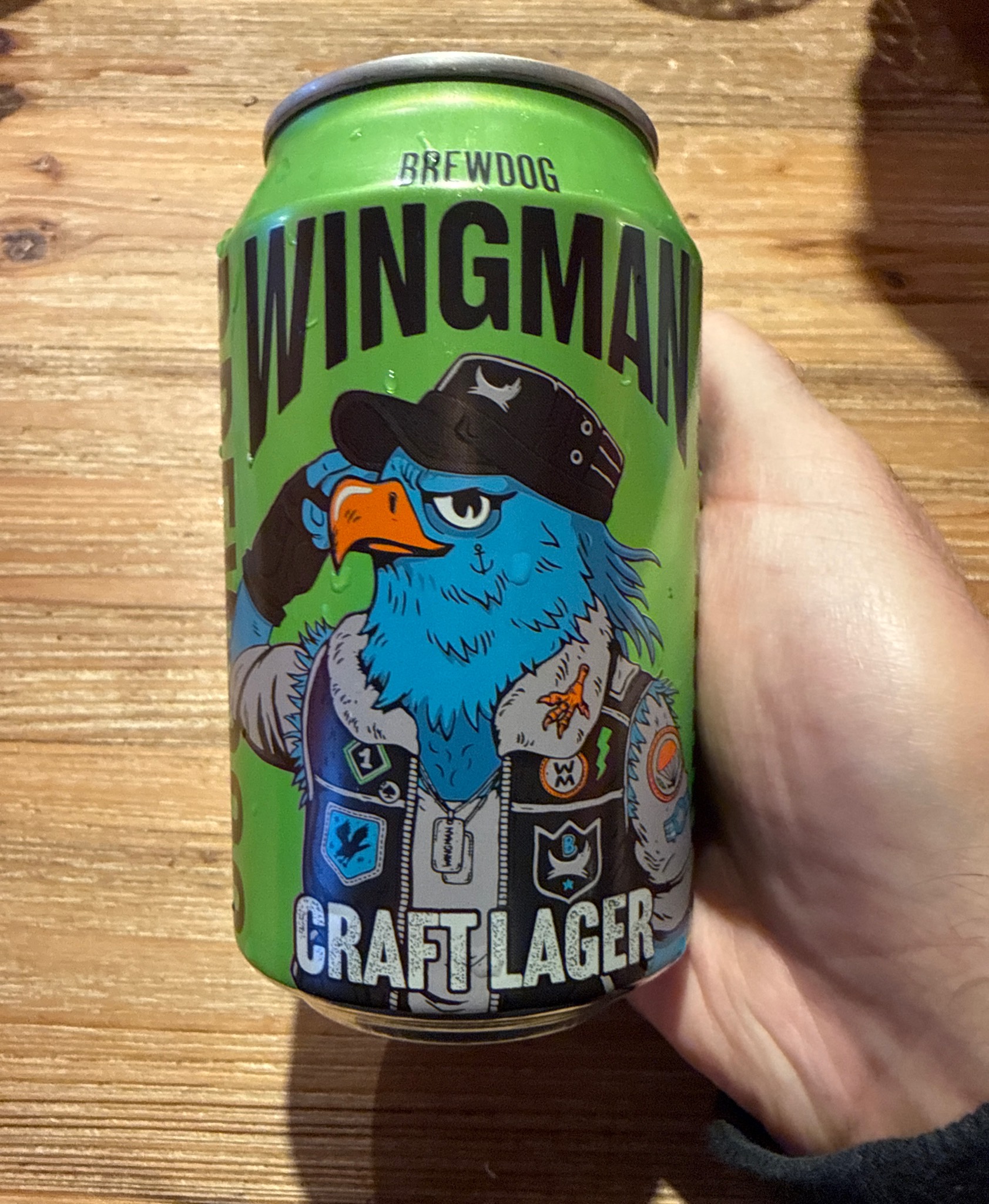 Wingman Craft Lager, Scotland