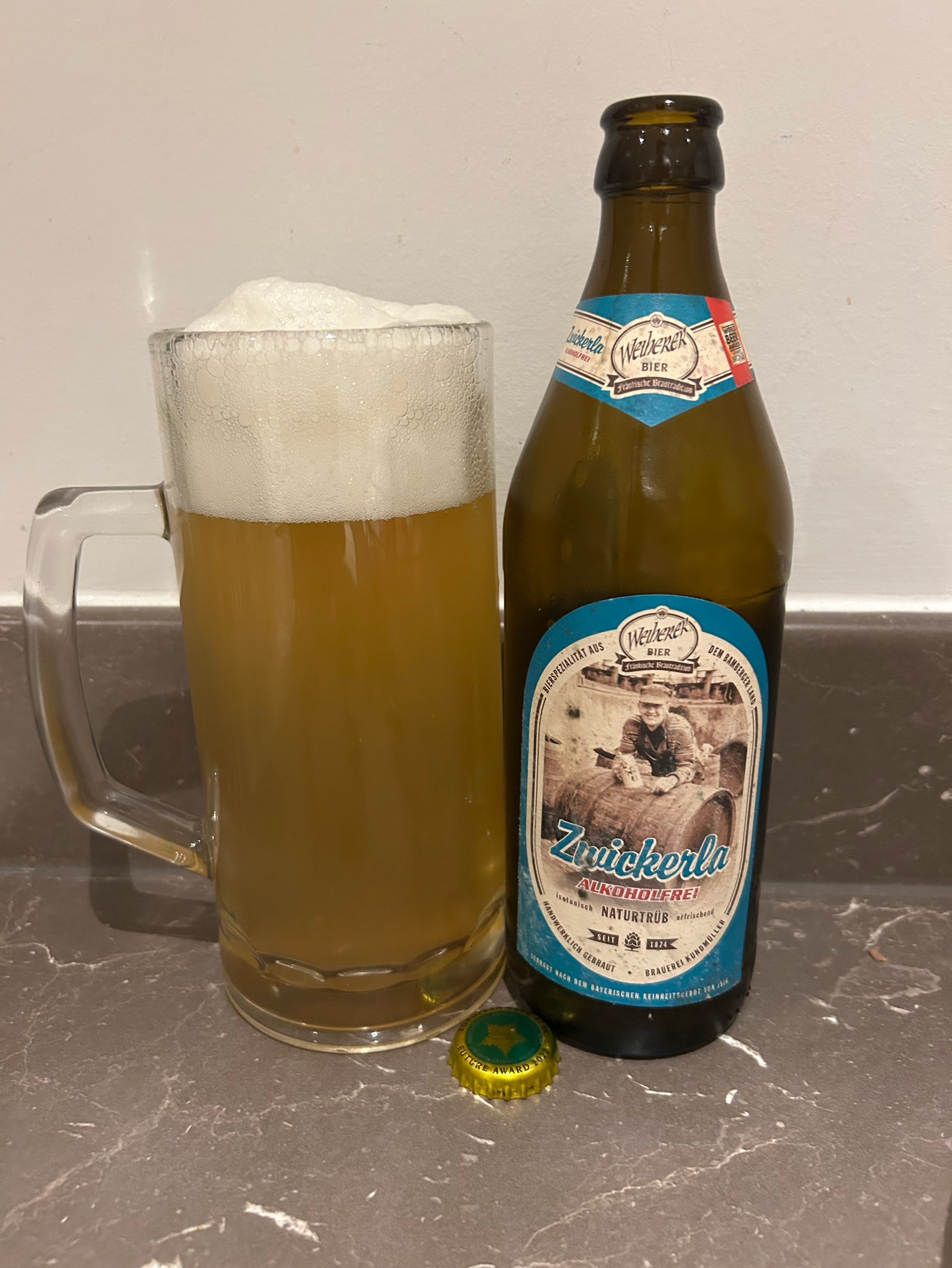 Zwickerla alkoholfrei naturtrüb, Brauerei-Gasthof Kundmüller