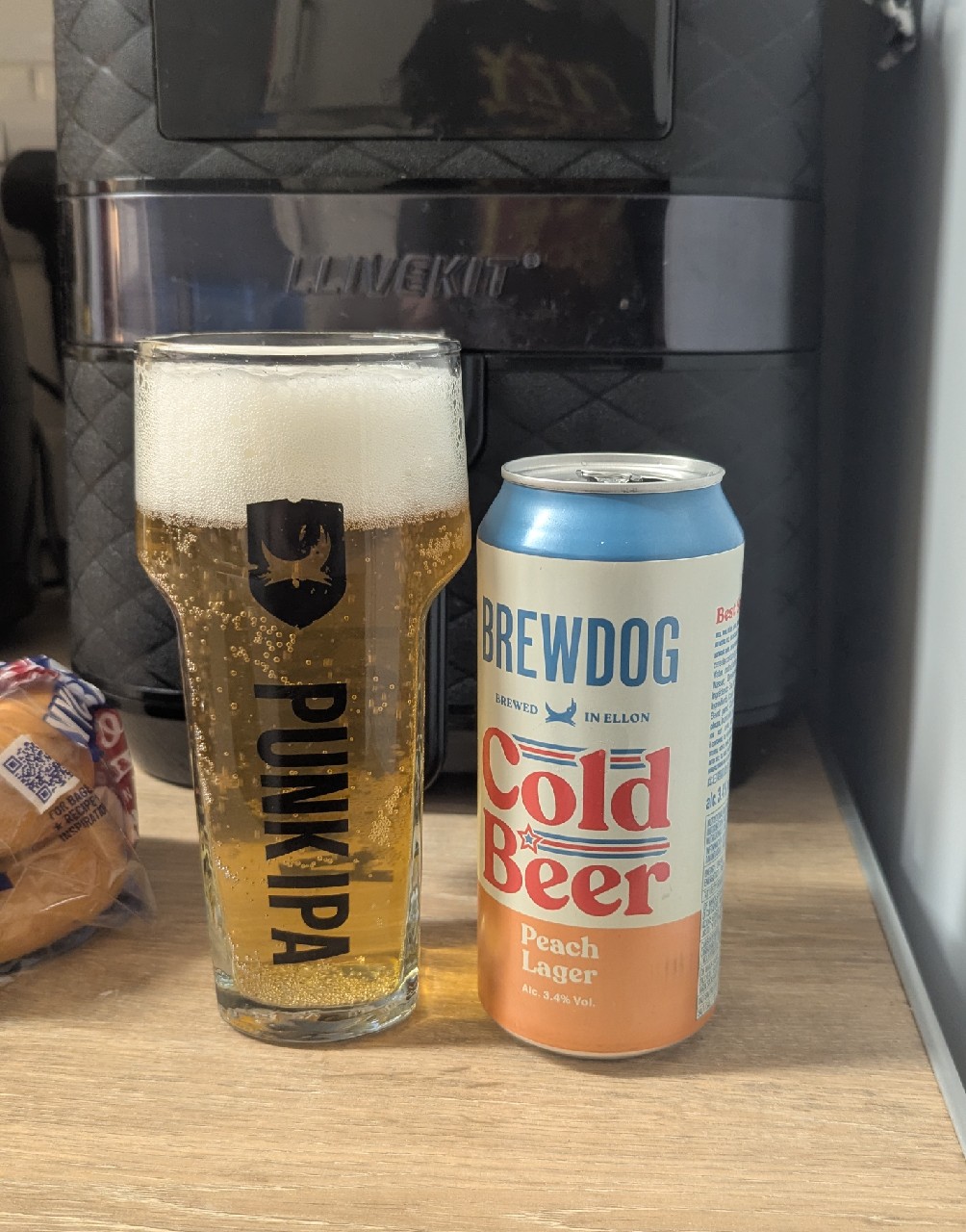 Cold Beer Peach Lager, Scotland