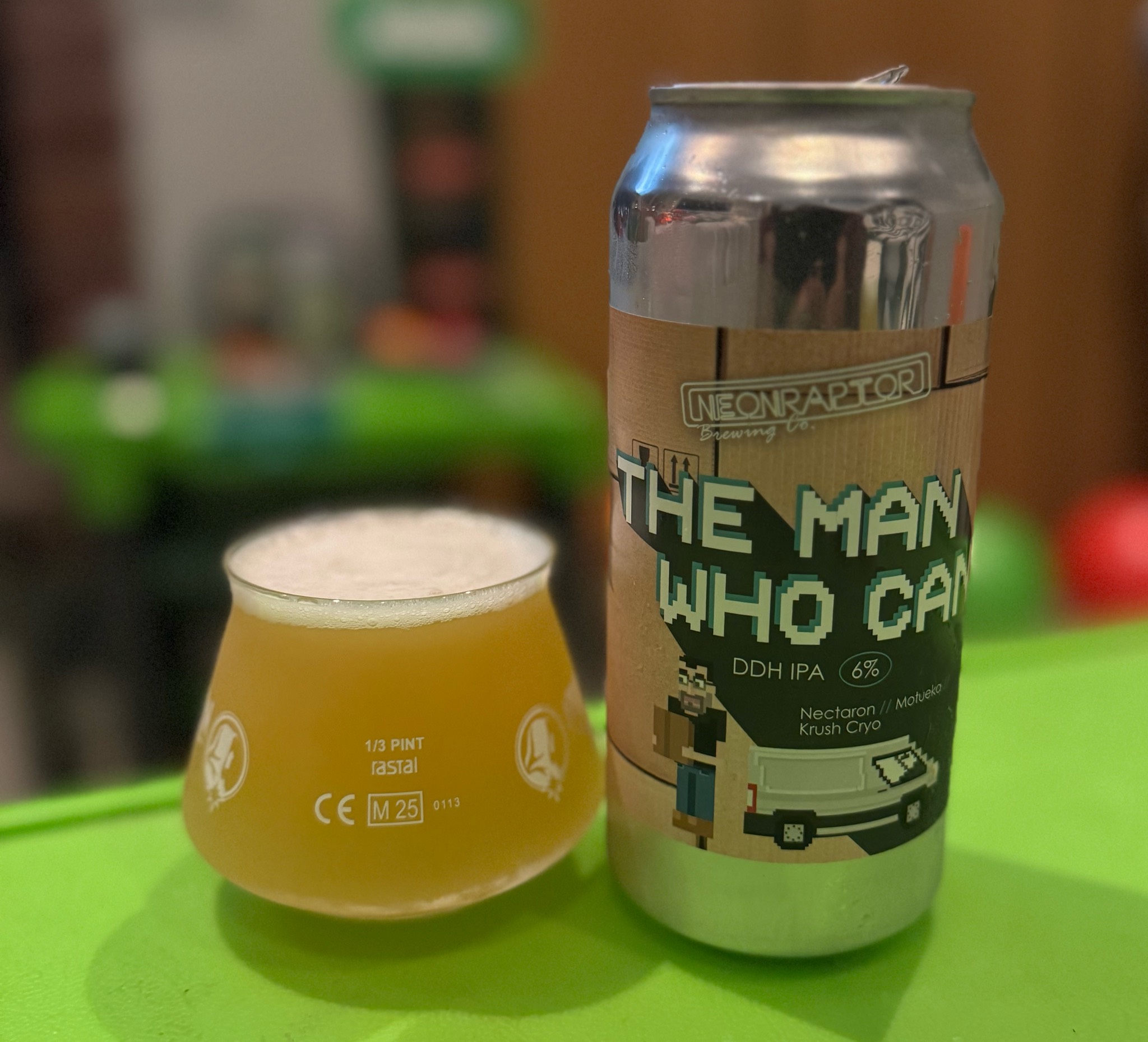 THE MAN WHO CAN, Neon Raptor Brewing Co.