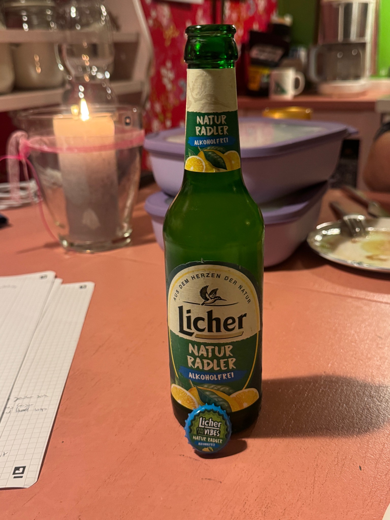 Licher Alkoholfrei Natur Radler, Licher Privatbrauerei (Bitburger)