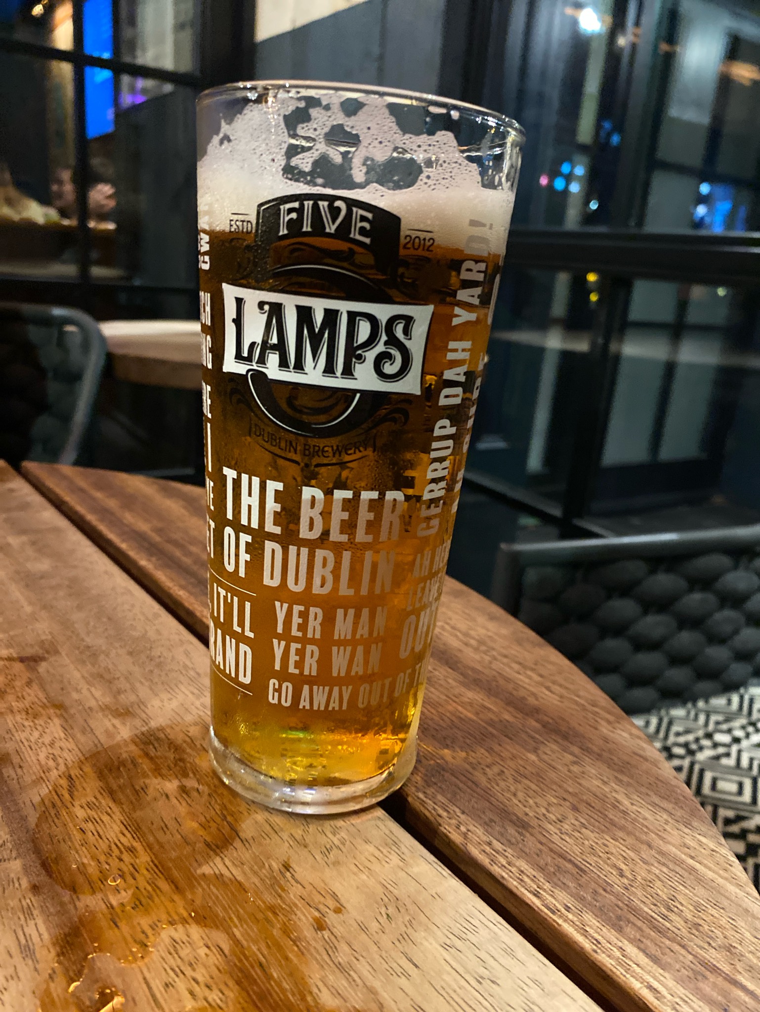 Five Lamps Lager, Ireland