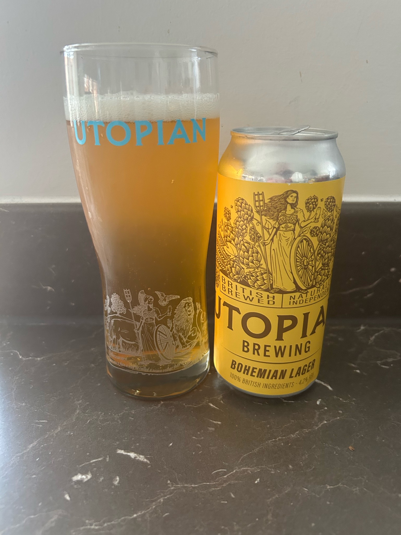 Bohemian Lager, Utopian Brewing Ltd.