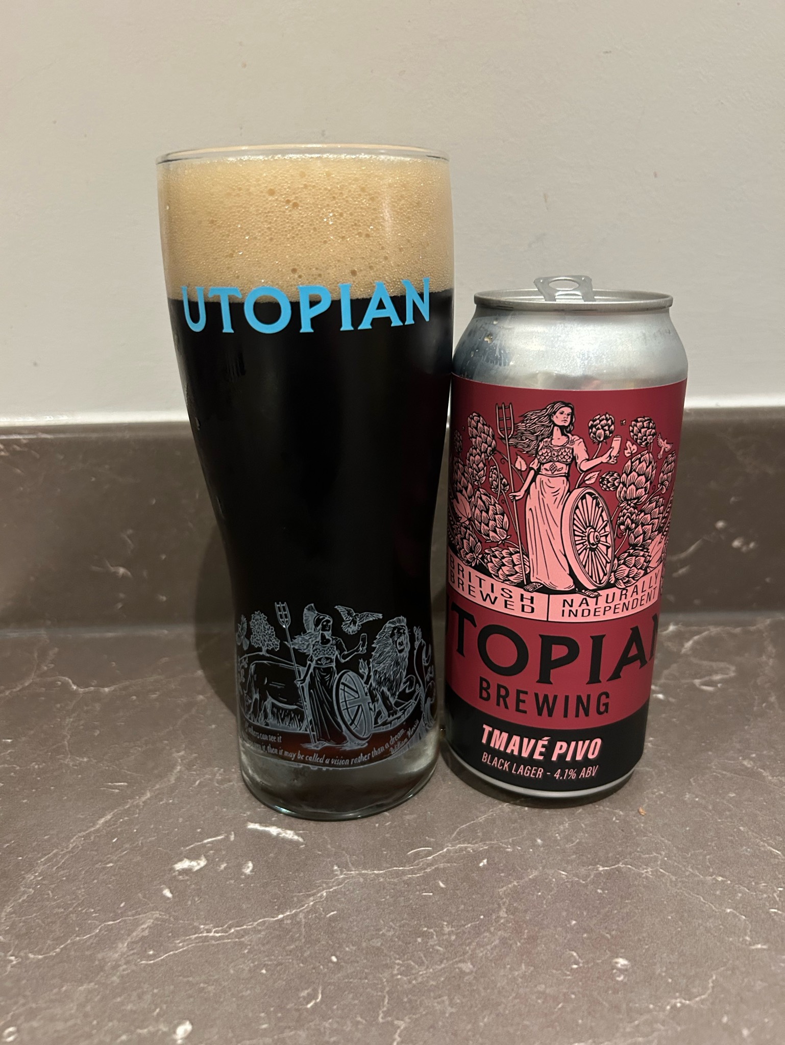 Tmavè Pivo, Utopian Brewing Ltd.