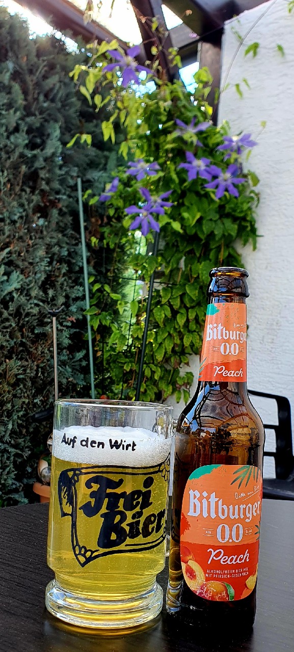 Bitburger 0,0 Peach, Germany