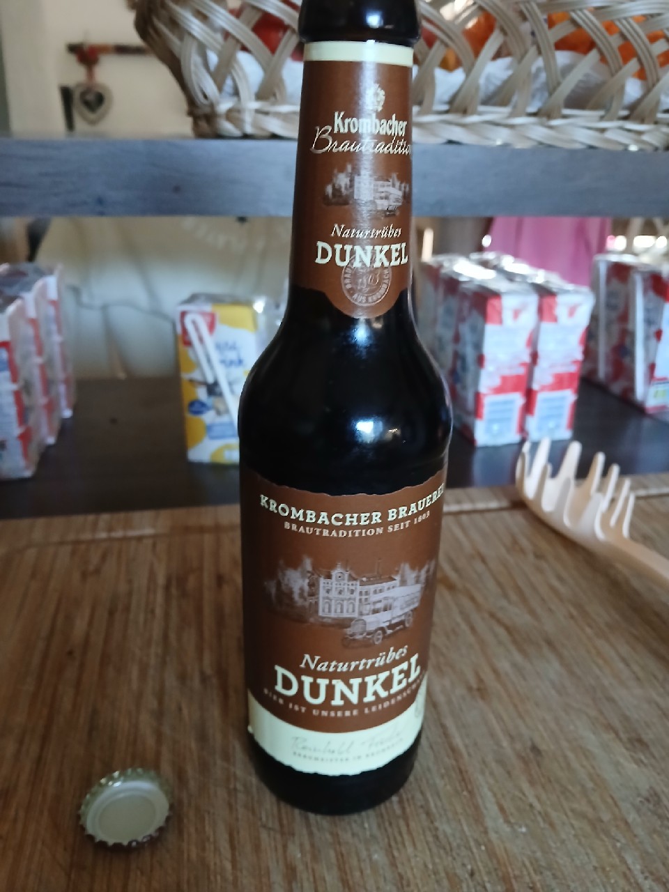 Krombacher Naturtrübes Dunkel, Germany