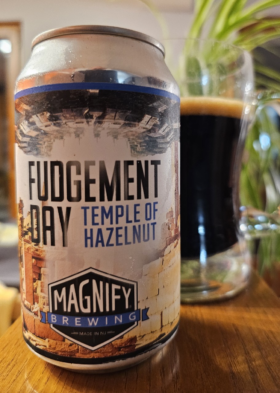fudgement day: temple of hazelnut, Magnify Brewing Company