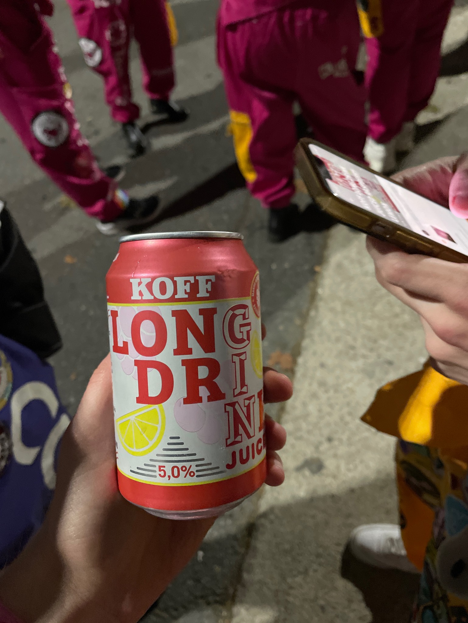 KOFF Long Drink Juiced Raspberry-Lemon, Finland