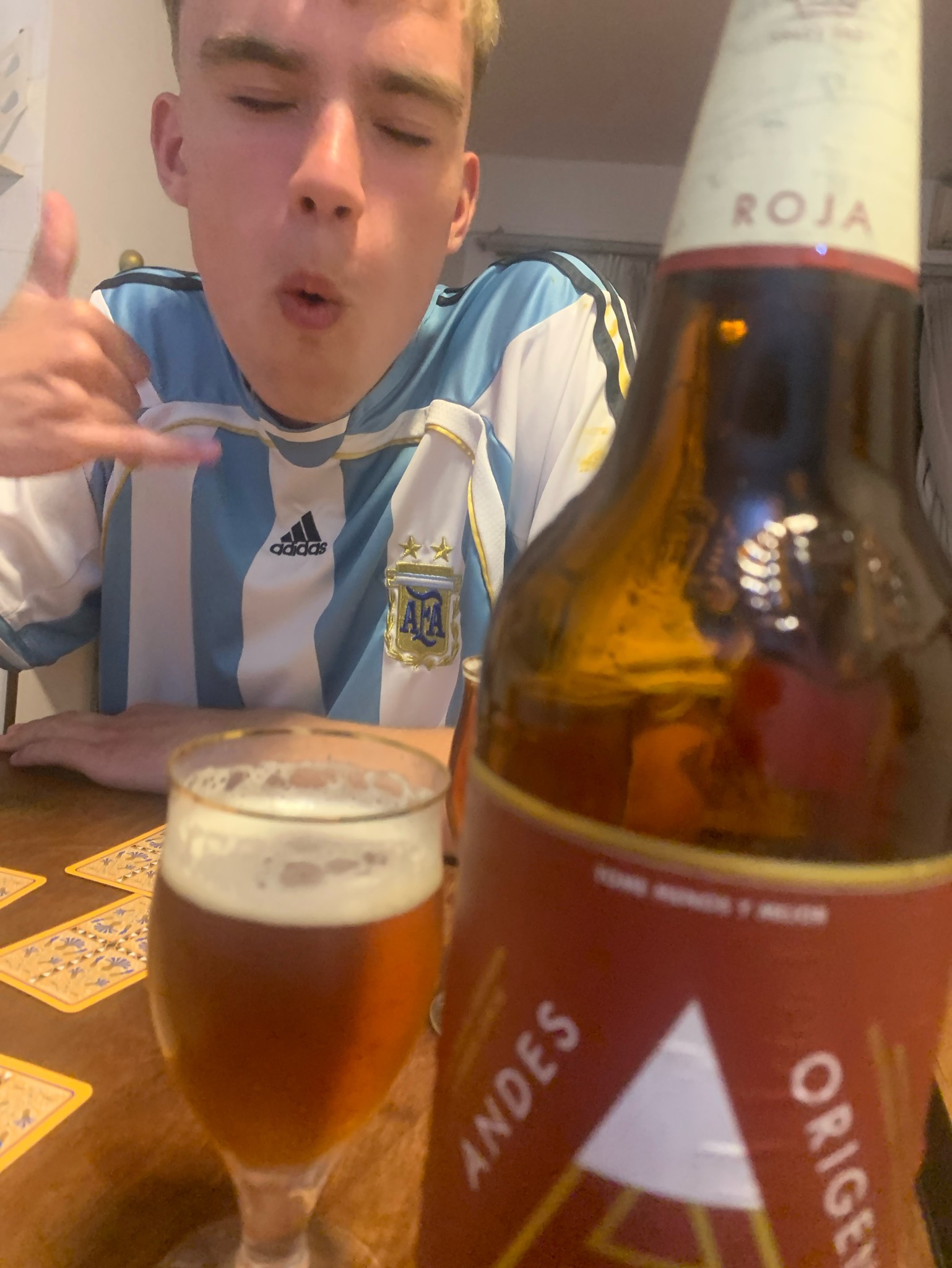 Andes Origen Roja, Andes