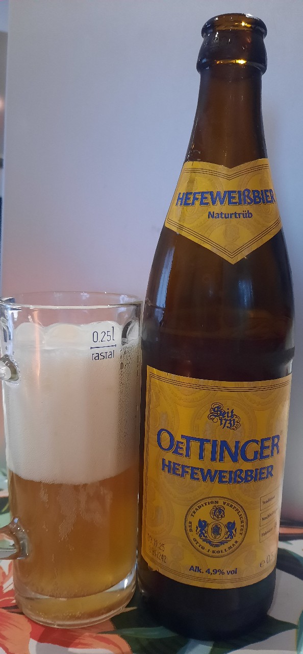 Oettinger Hefeweißbier Naturtrüb / Weissbier, Germany