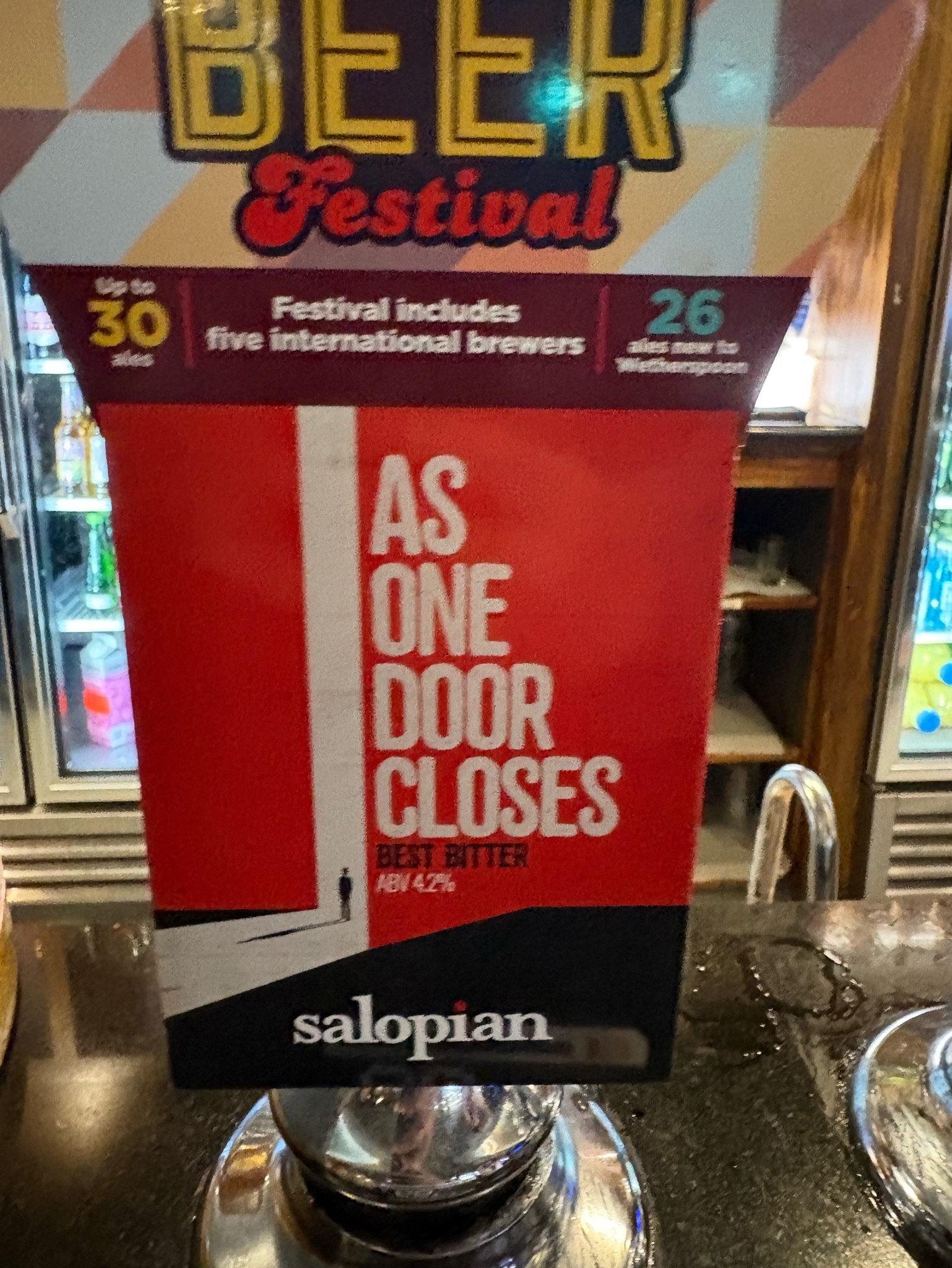 As One Door Closes, Salopian Brewery
