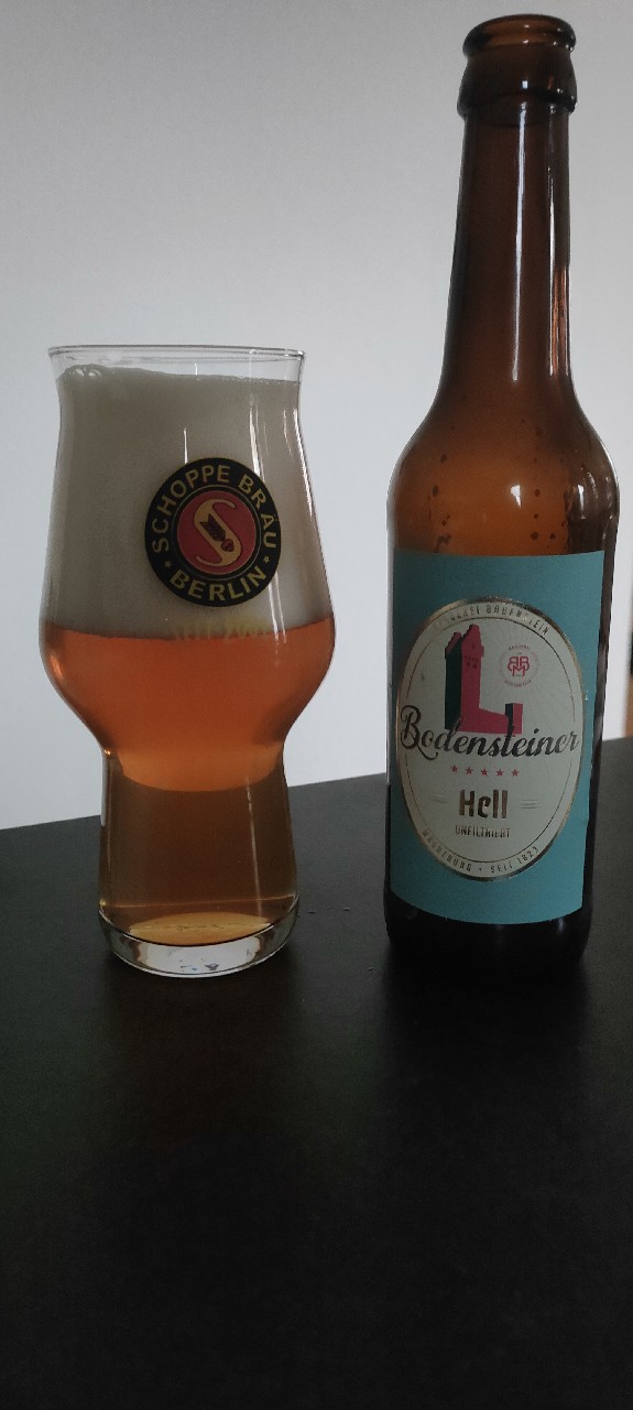 Bodensteiner Hell, Brauerei Bodenstein Brau-und Vertiebsgesellschaft mbH D-39106 Magdeburg