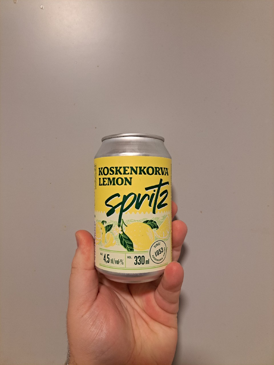 Koskenkorva Lemon Spritz, Finland