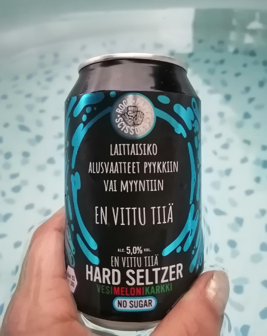 En Vittu Tiiä Hard Seltzer Vesimelonikarkki, Finland