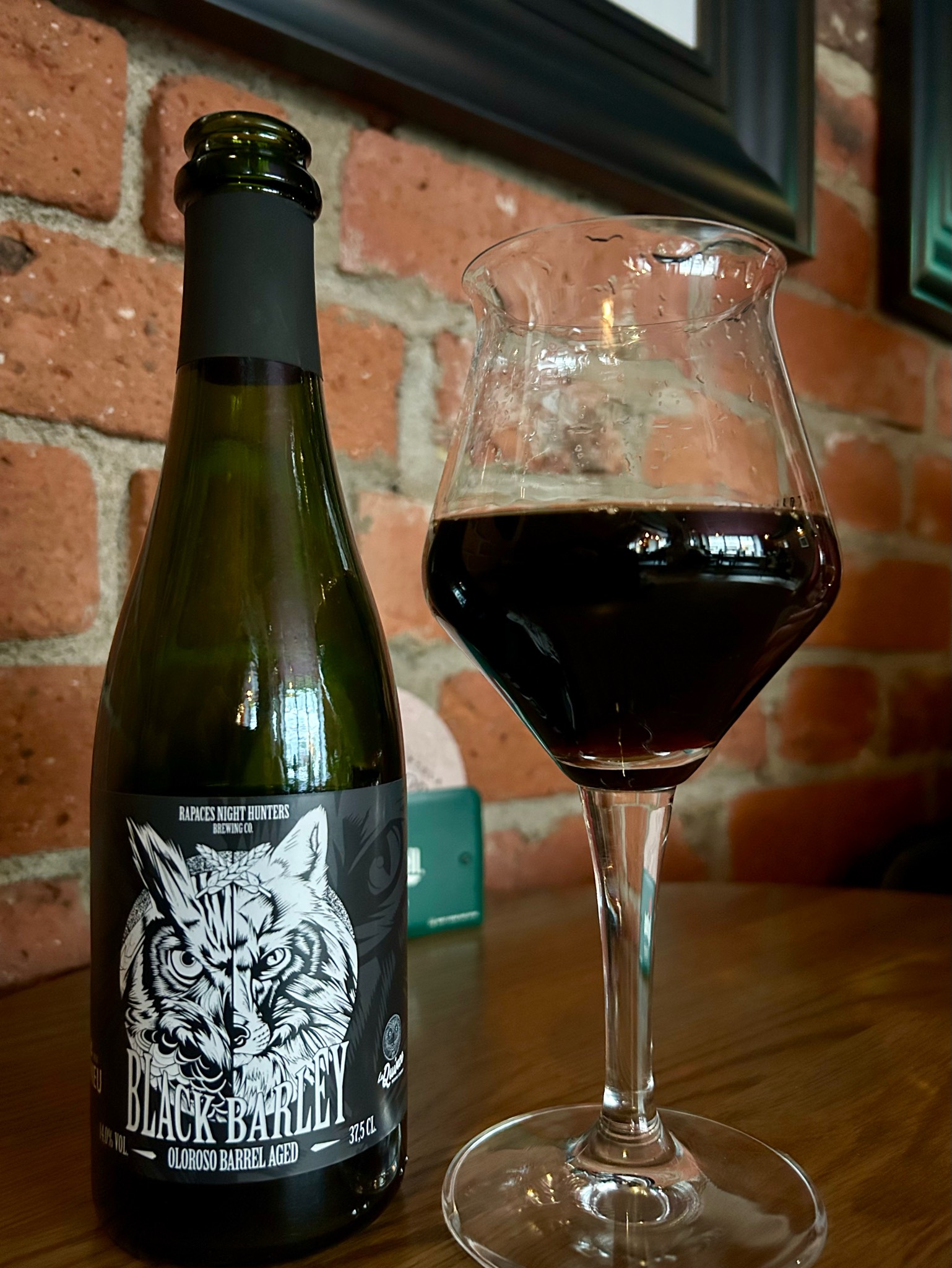 Black Barley Oloroso Barrel aged, Rapaces Night Hunters Brewing Co.