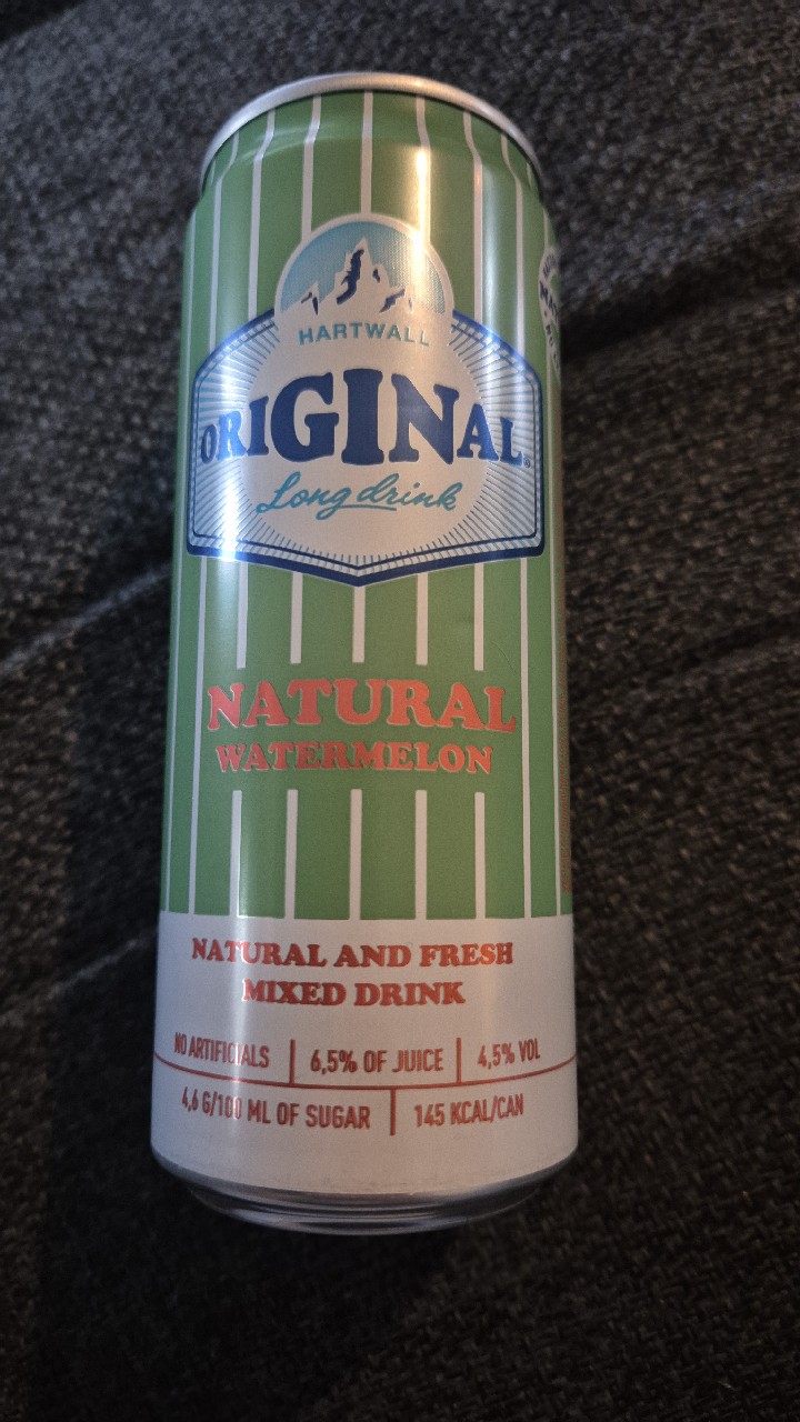 Original Long Drink Natural Watermelon, Finland