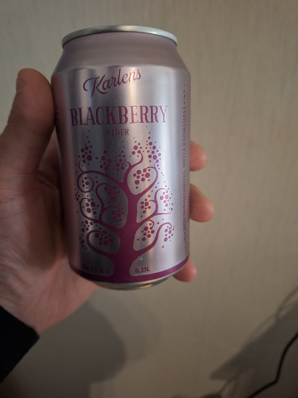 Karlens Blackberry Cider, Finland