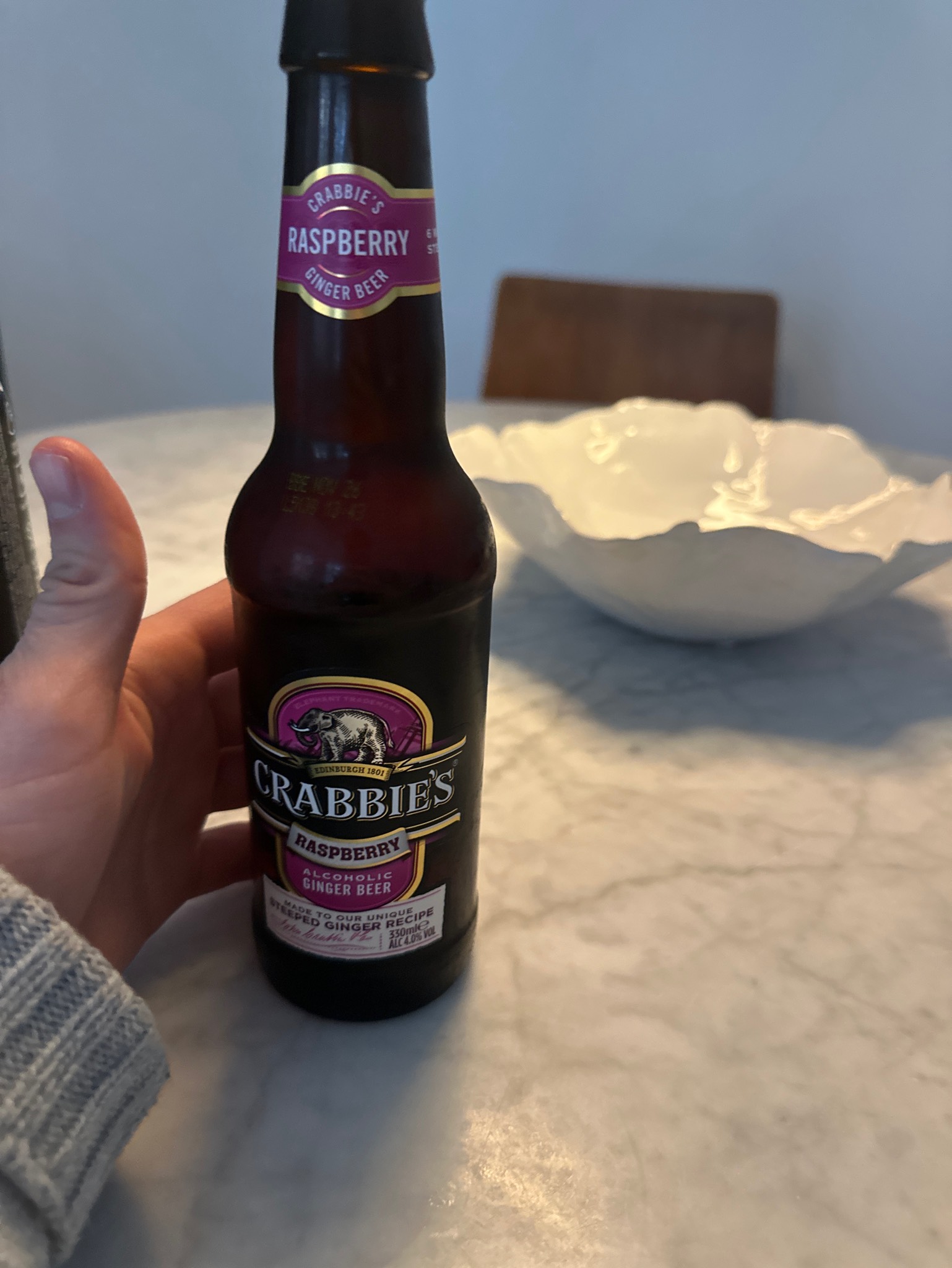 Crabbie's Raspberry Alcoholic Ginger Beer, Scotland