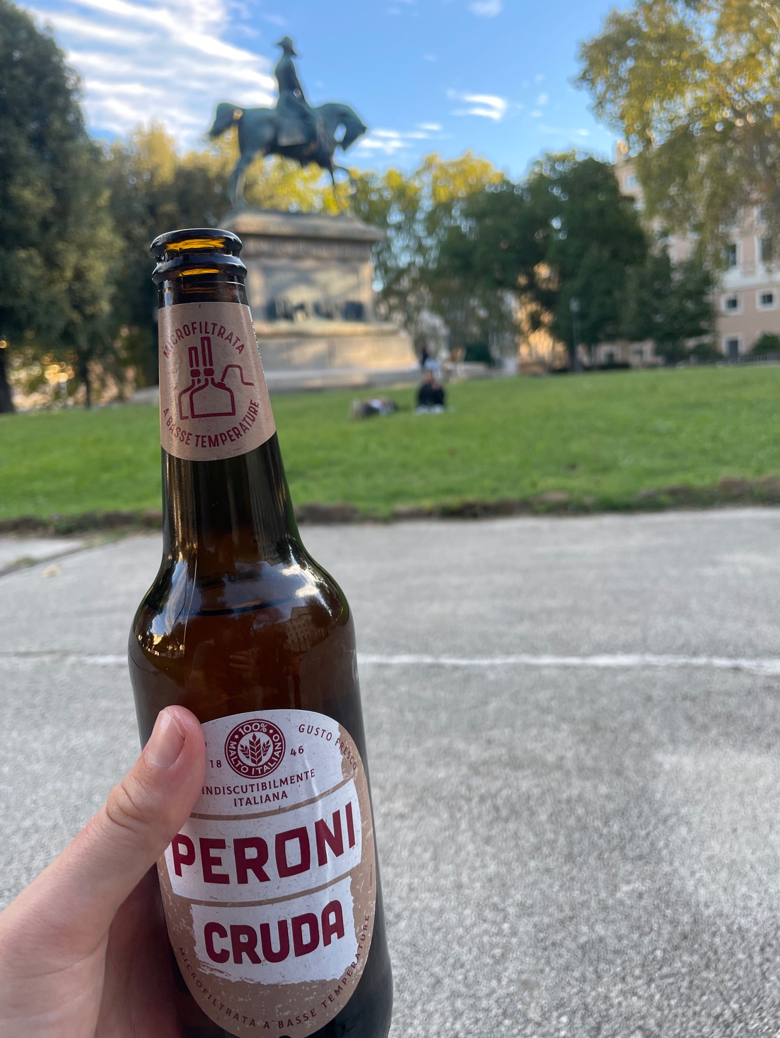 Peroni Cruda, Italy