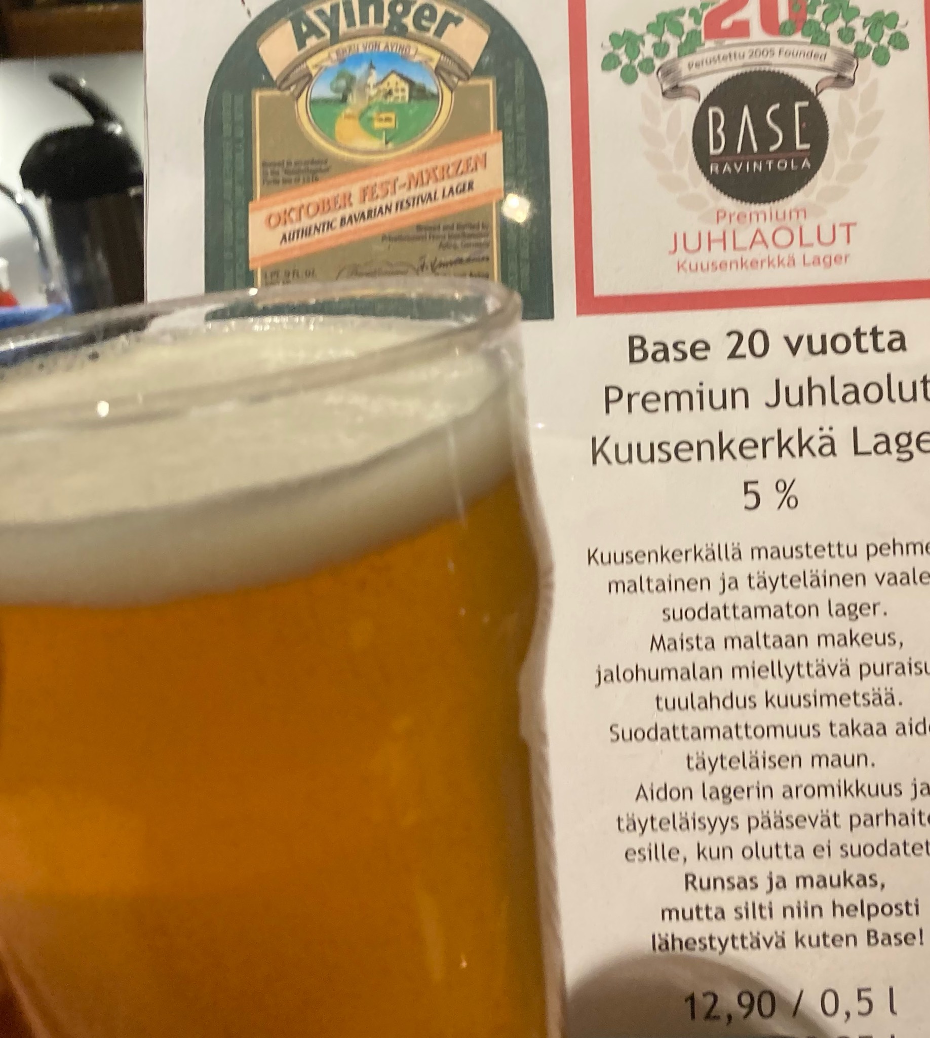 Base 20 vuotta, Finland