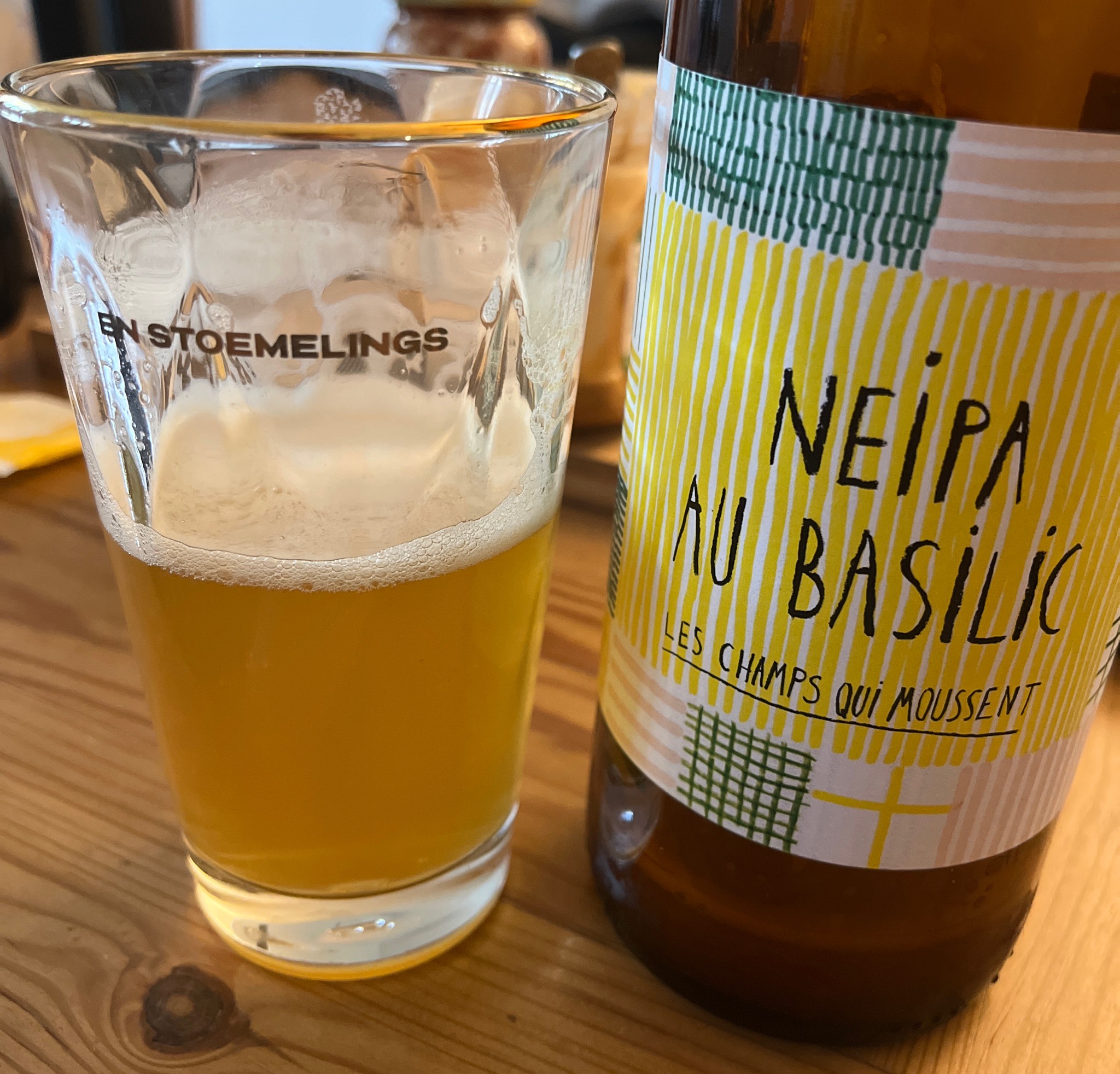 NEIPA Au Basilic, Les Champs Qui Moussent