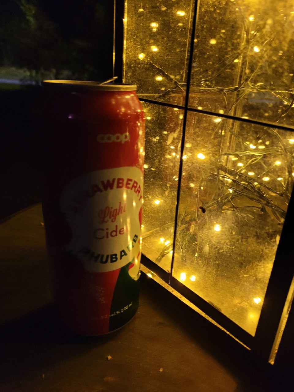 Coop Strawberry Rhubarb Light Cider, Finland