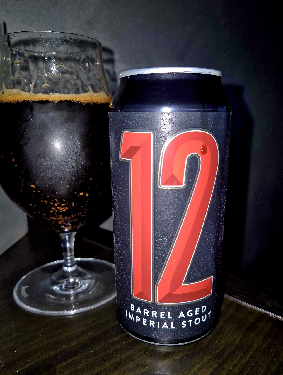 12 Barrel aged imperial stout, Brew By Numbers