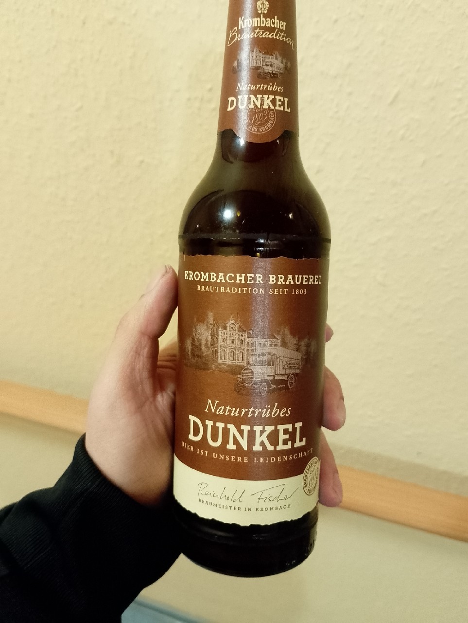 Krombacher Naturtrübes Dunkel, Germany