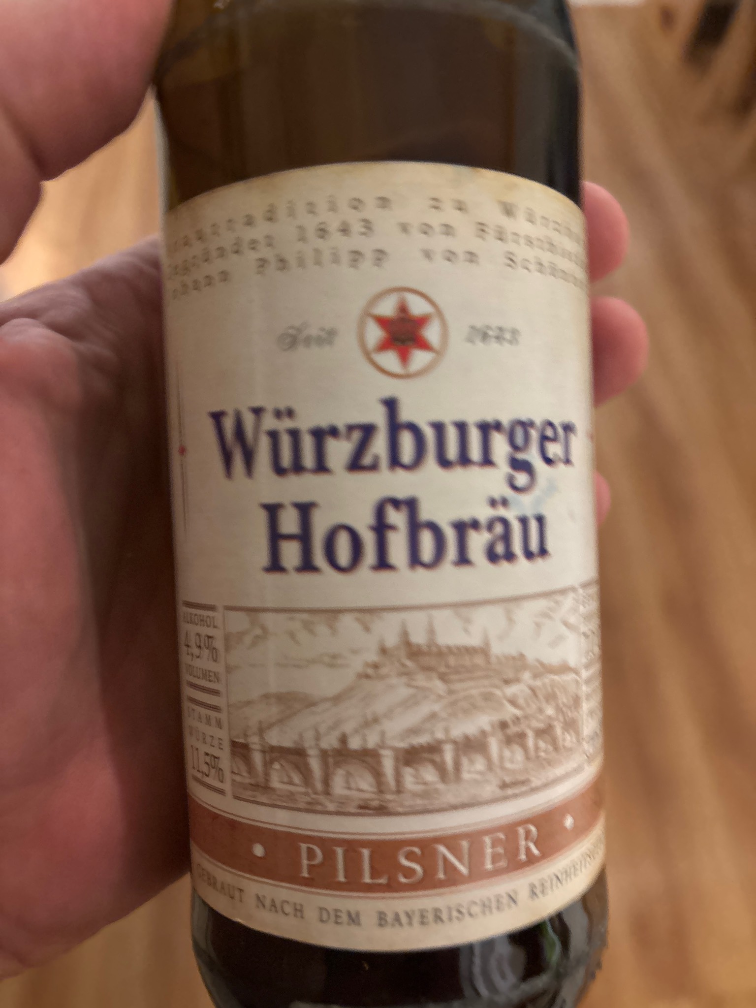 Würzburger Hofbräu Pilsner, Würzburger Hofbräu