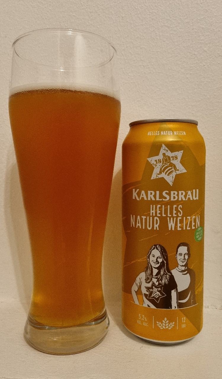Karlsbräu Helles Natur Weizen / Weizen Hell, Karlsberg Brauerei