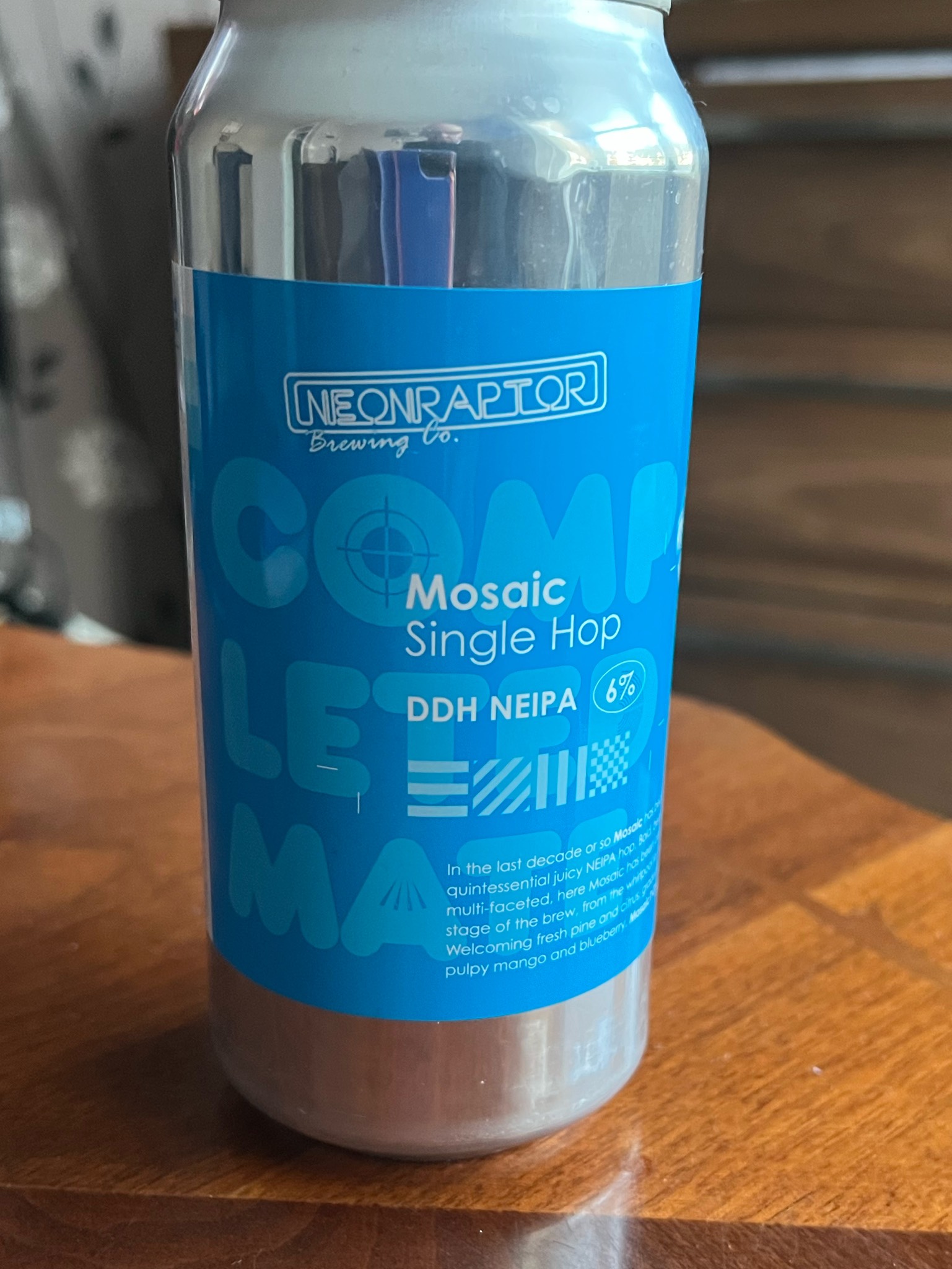 Completed It Mate - Mosaic, Neon Raptor Brewing Co.