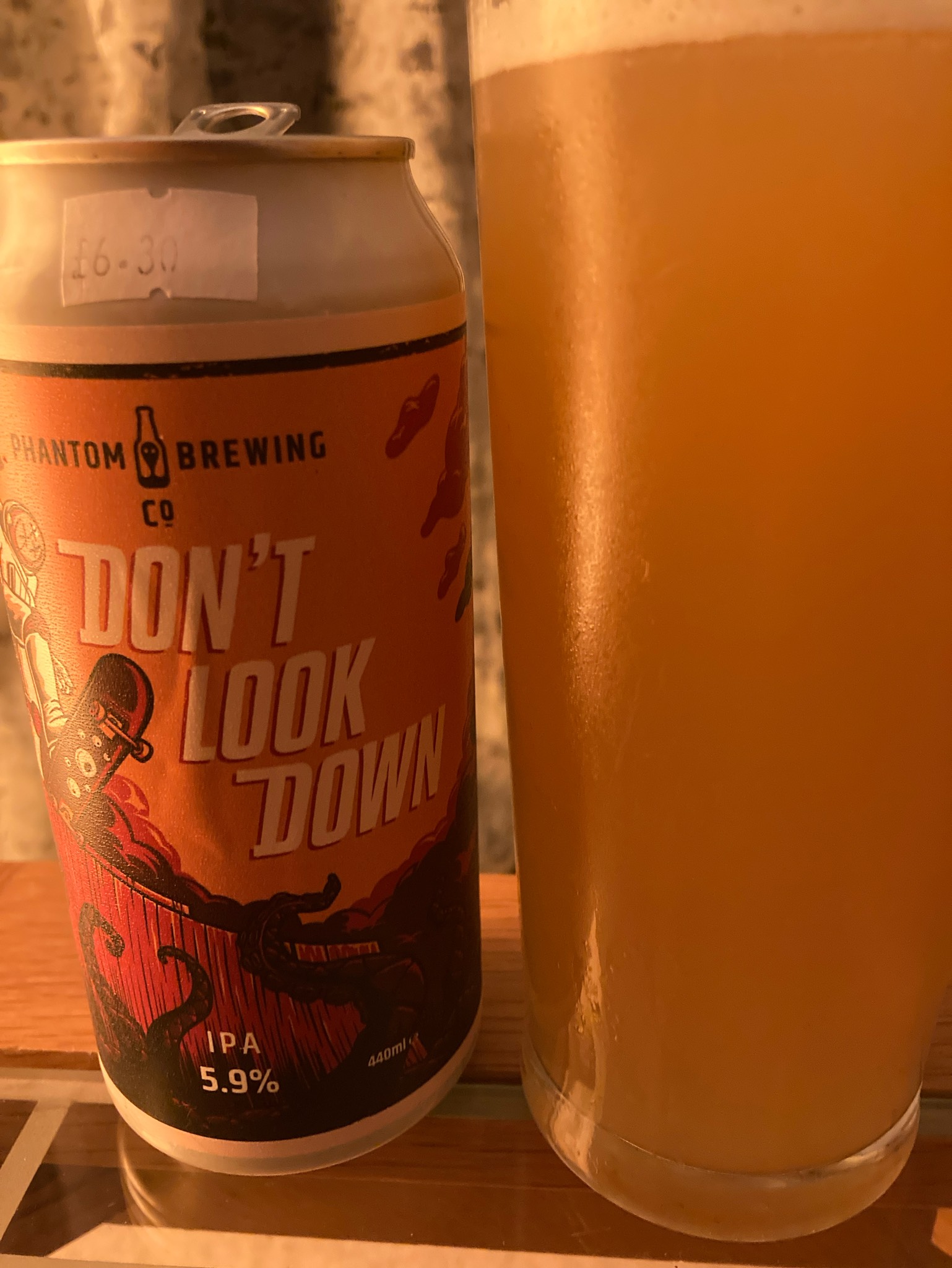 Don't look down, Phantom Brewing Co.