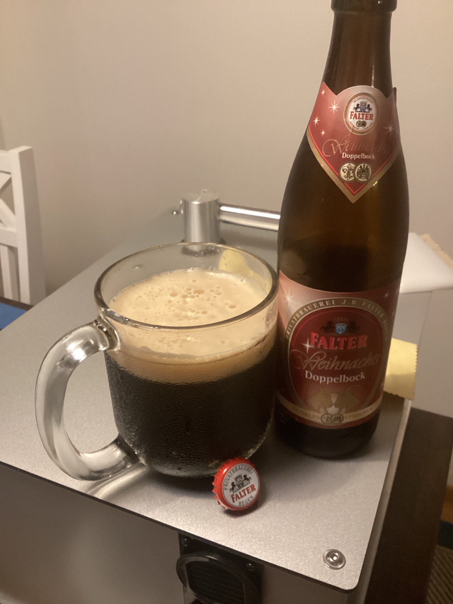 Falter Weihnachts Doppelbock, Privatbrauerei J.B. Falter Regen KG