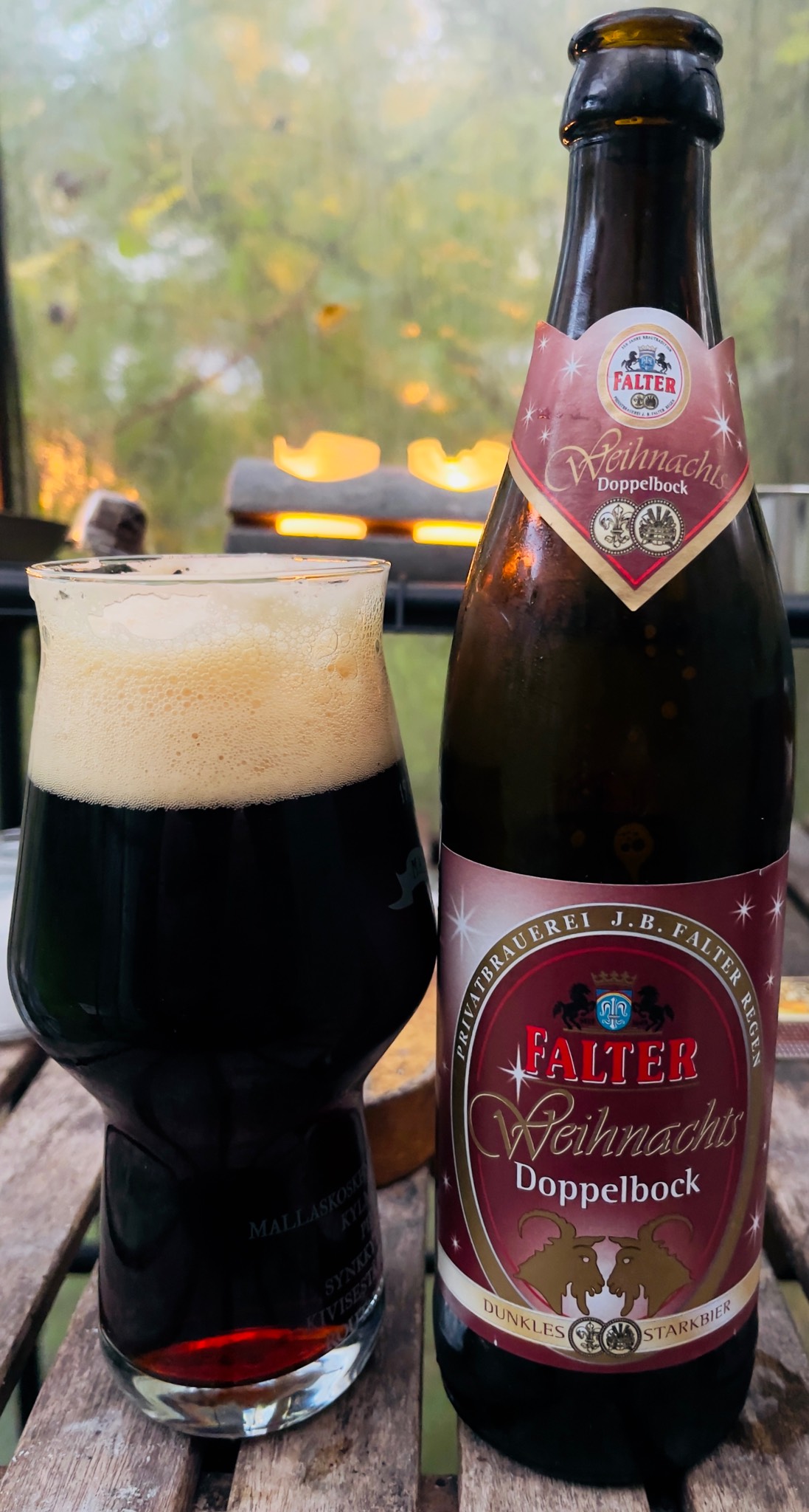 Falter Weihnachts Doppelbock, Privatbrauerei J.B. Falter Regen KG