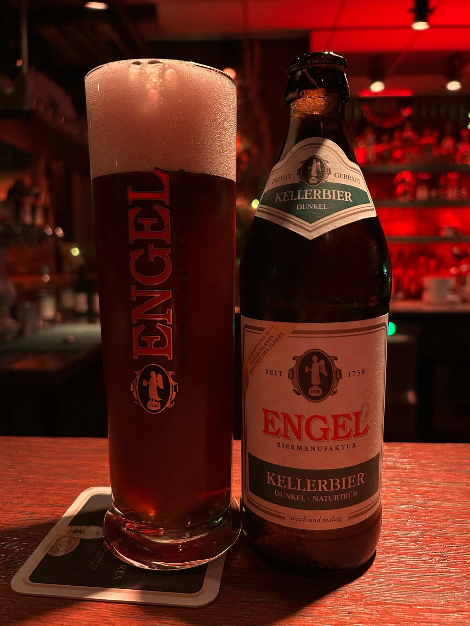 Engel Kellerbier Dunkel, Biermanufaktur Engel GmbH & Co. KG