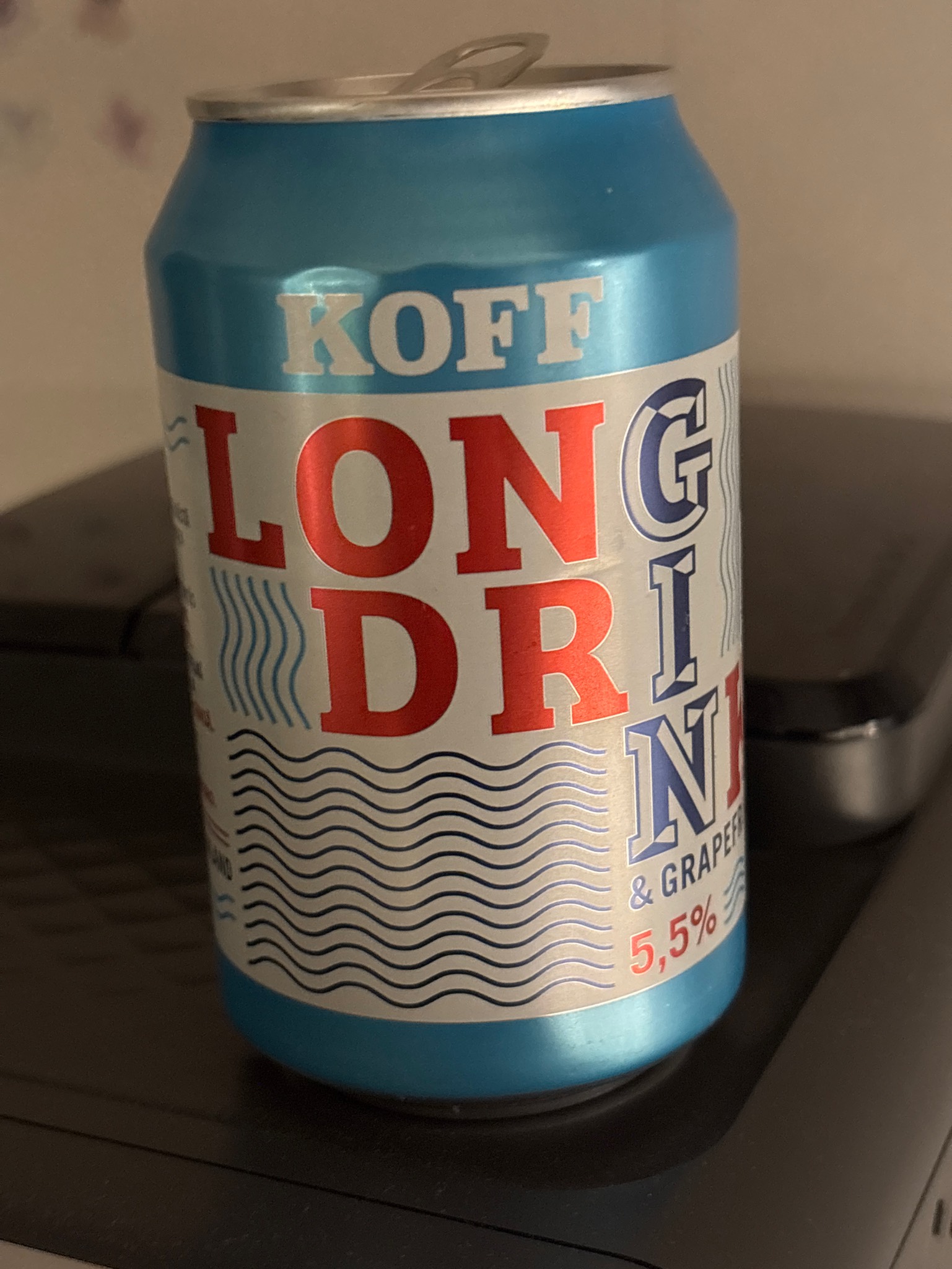 KOFF Long Drink Gin & Grapefruit, Finland