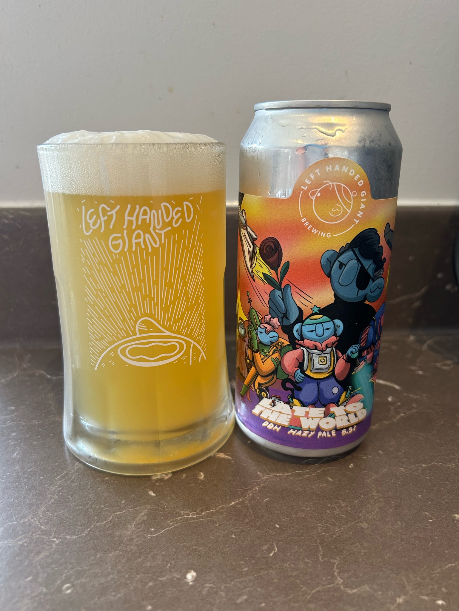 Late to the world, Left Handed Giant Brewing