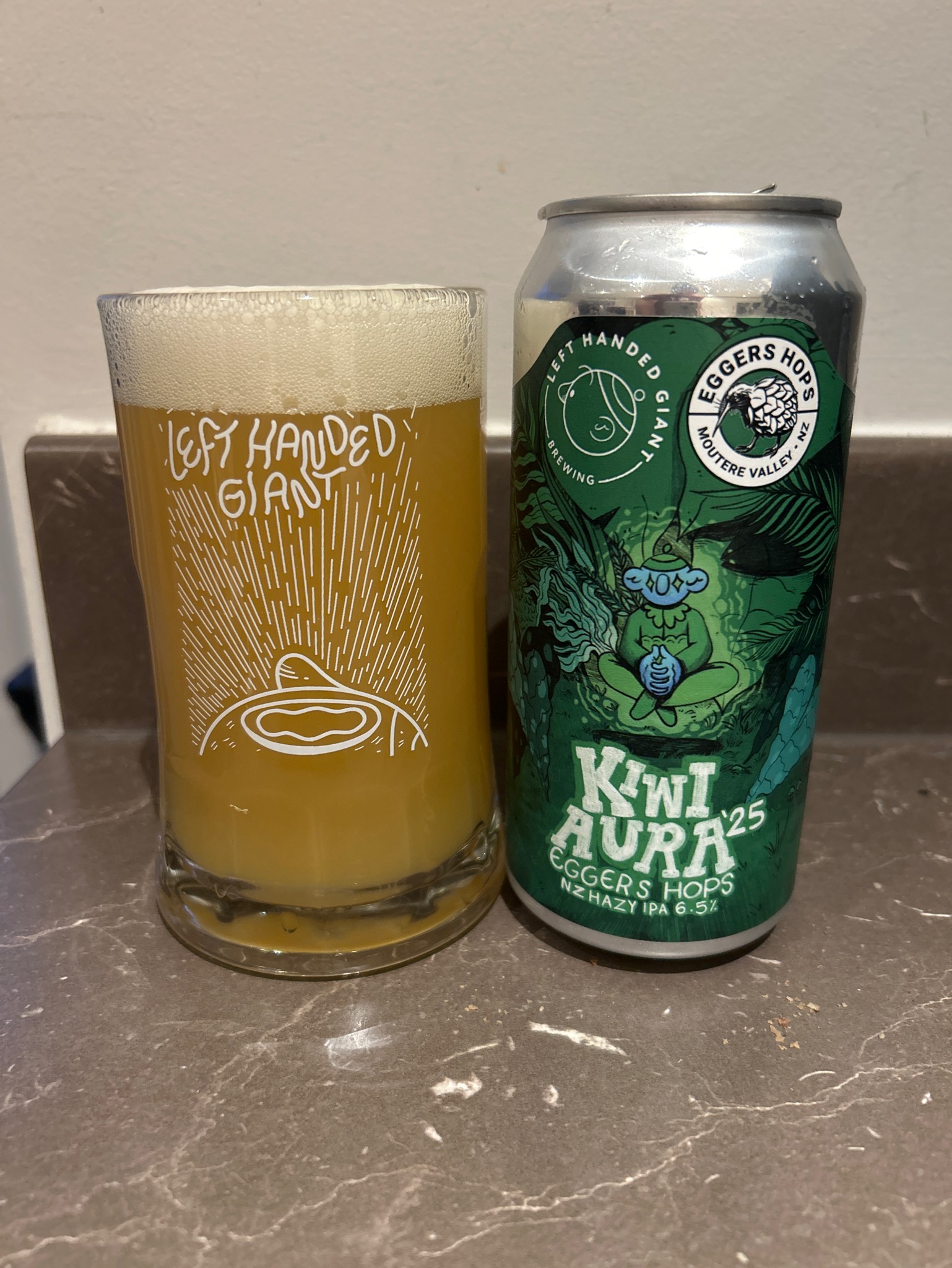Kiwi Aura '25: Eggers Hops, Left Handed Giant Brewing