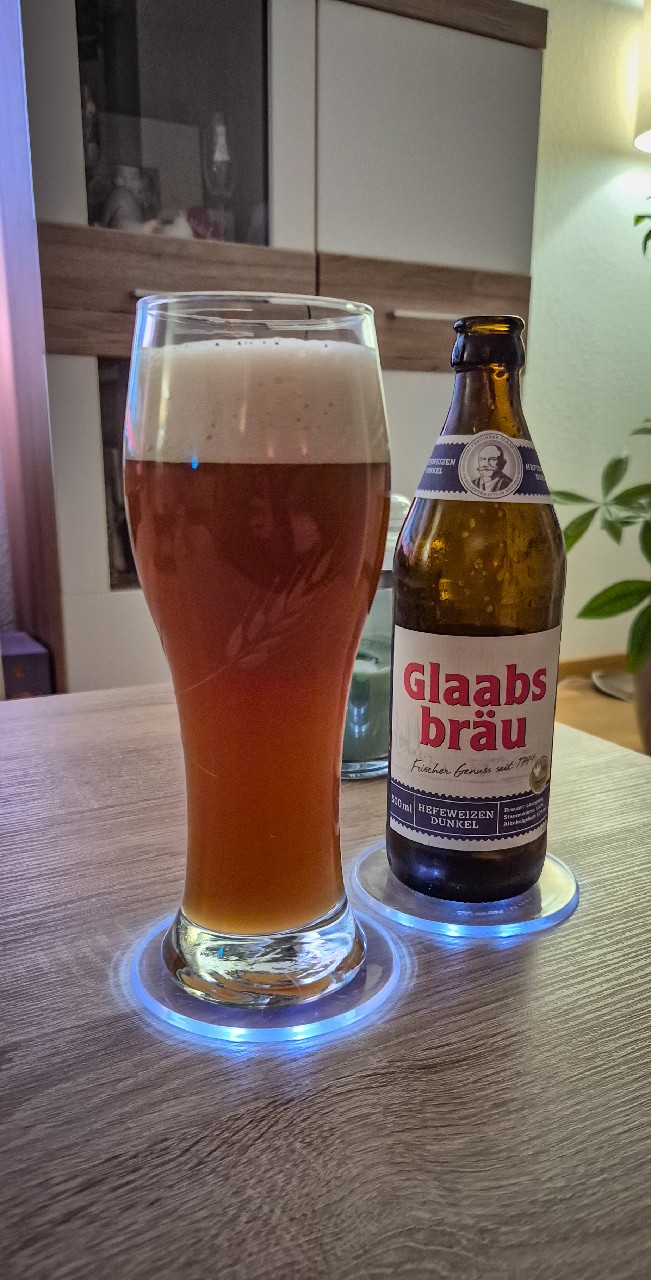Glaabsbräu Hefeweizen Dunkel, Glaabsbräu