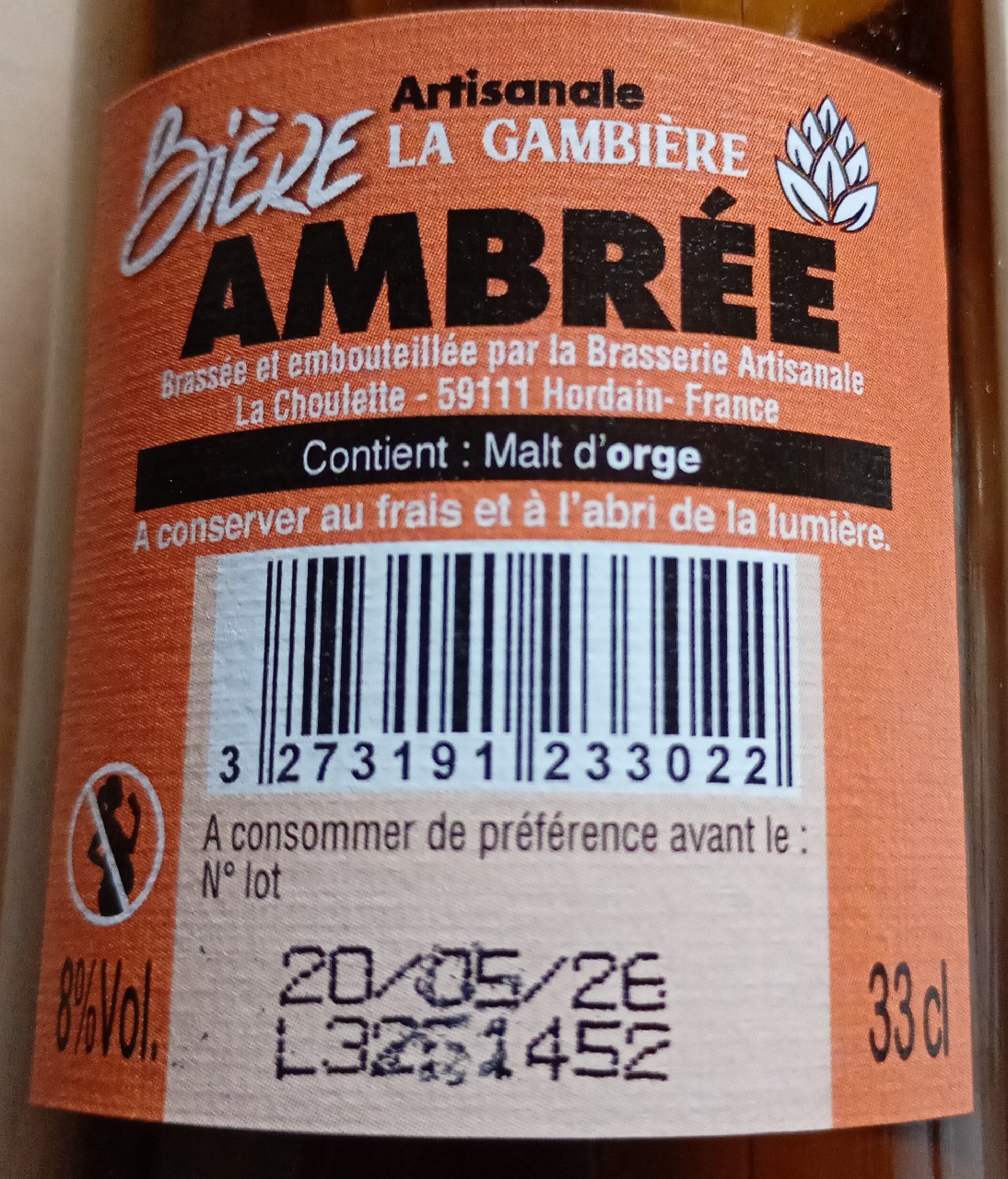 La Gambière Ambrée, France