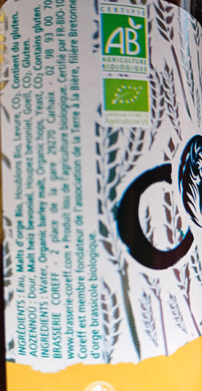 Blonde Bio, Brasserie Coreff