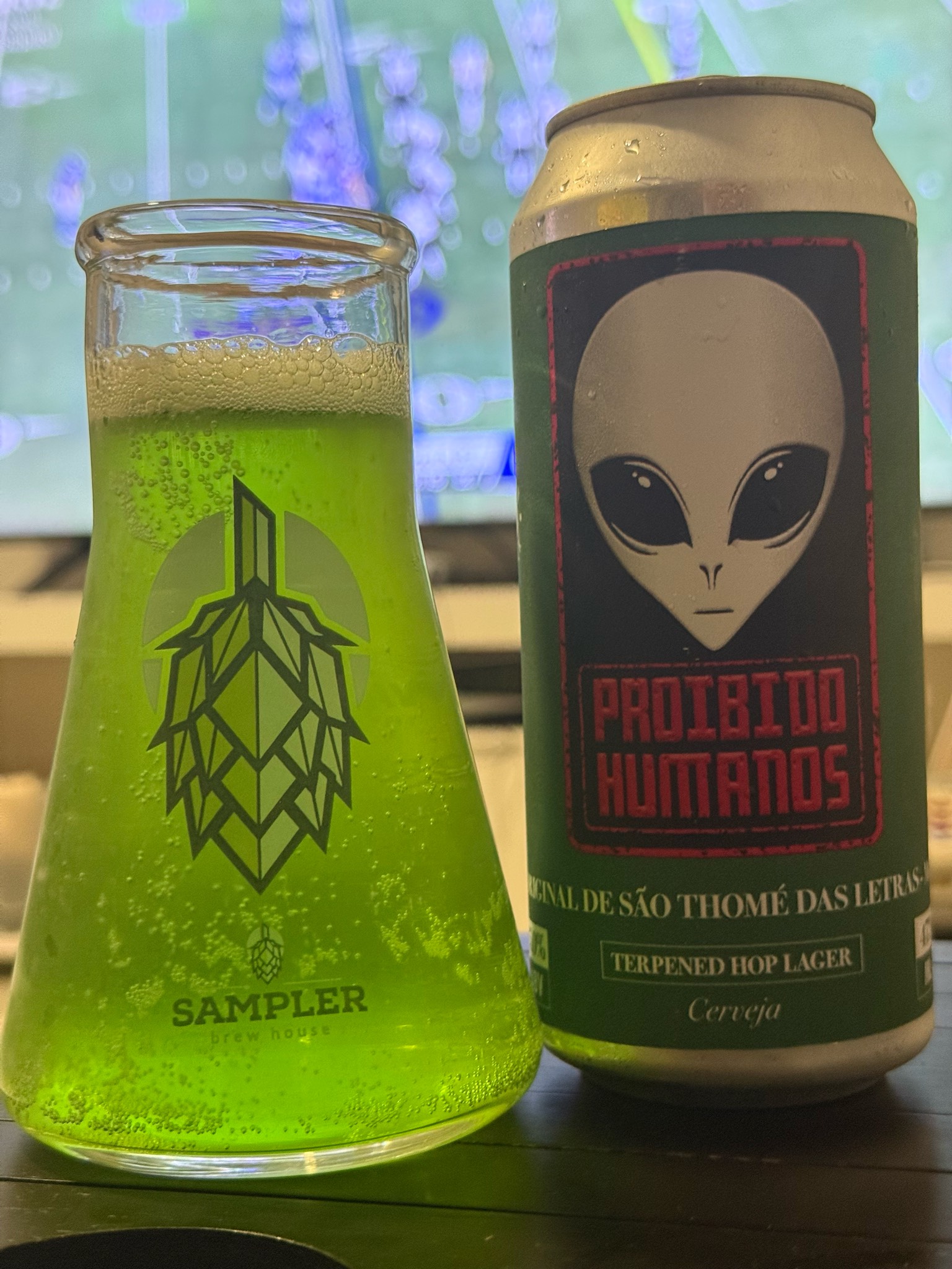 Proibido Humanos - Terpened Hop Lager, Geezer Cervejaria