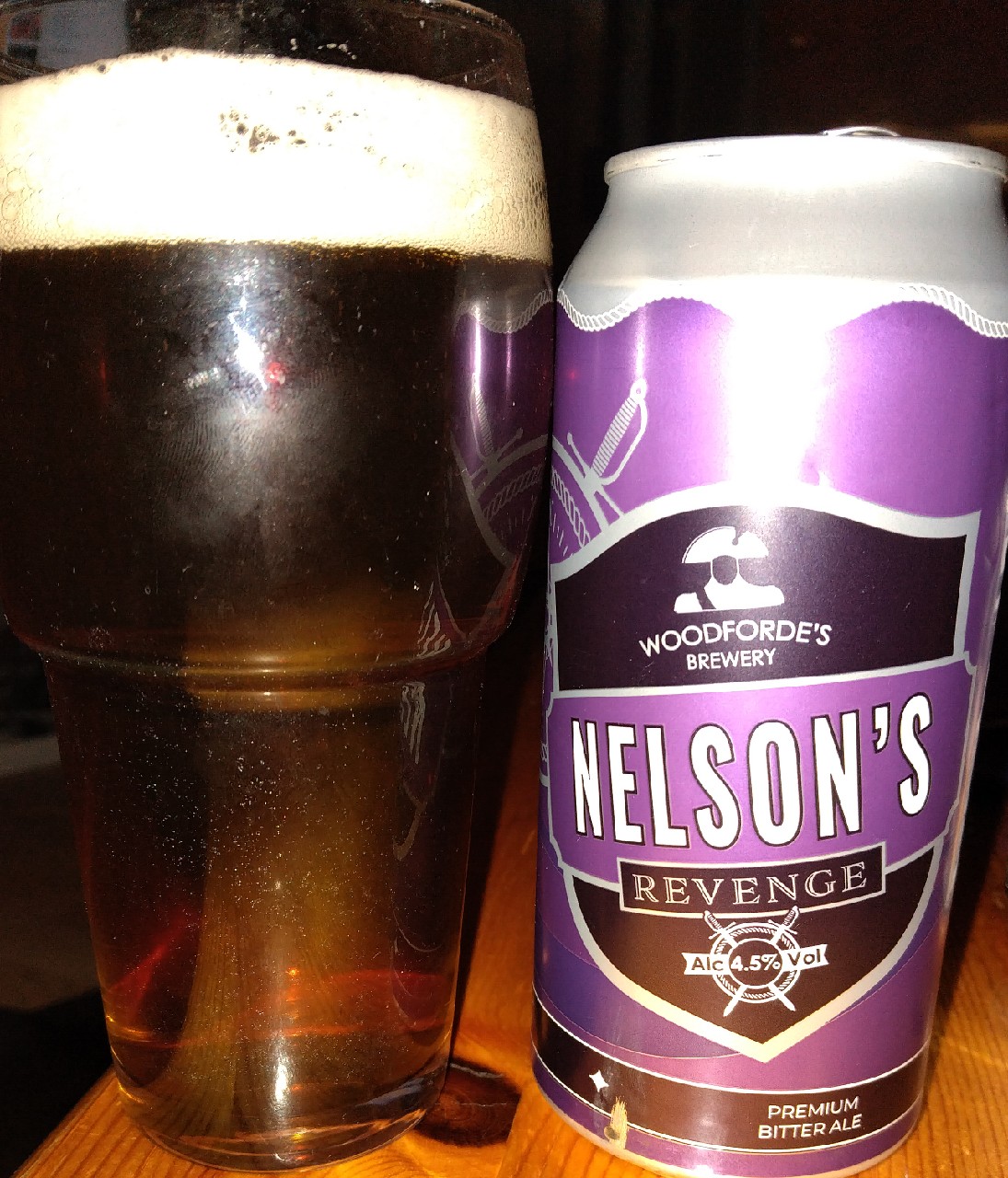 Nelson's Revenge, Woodforde's Brewery