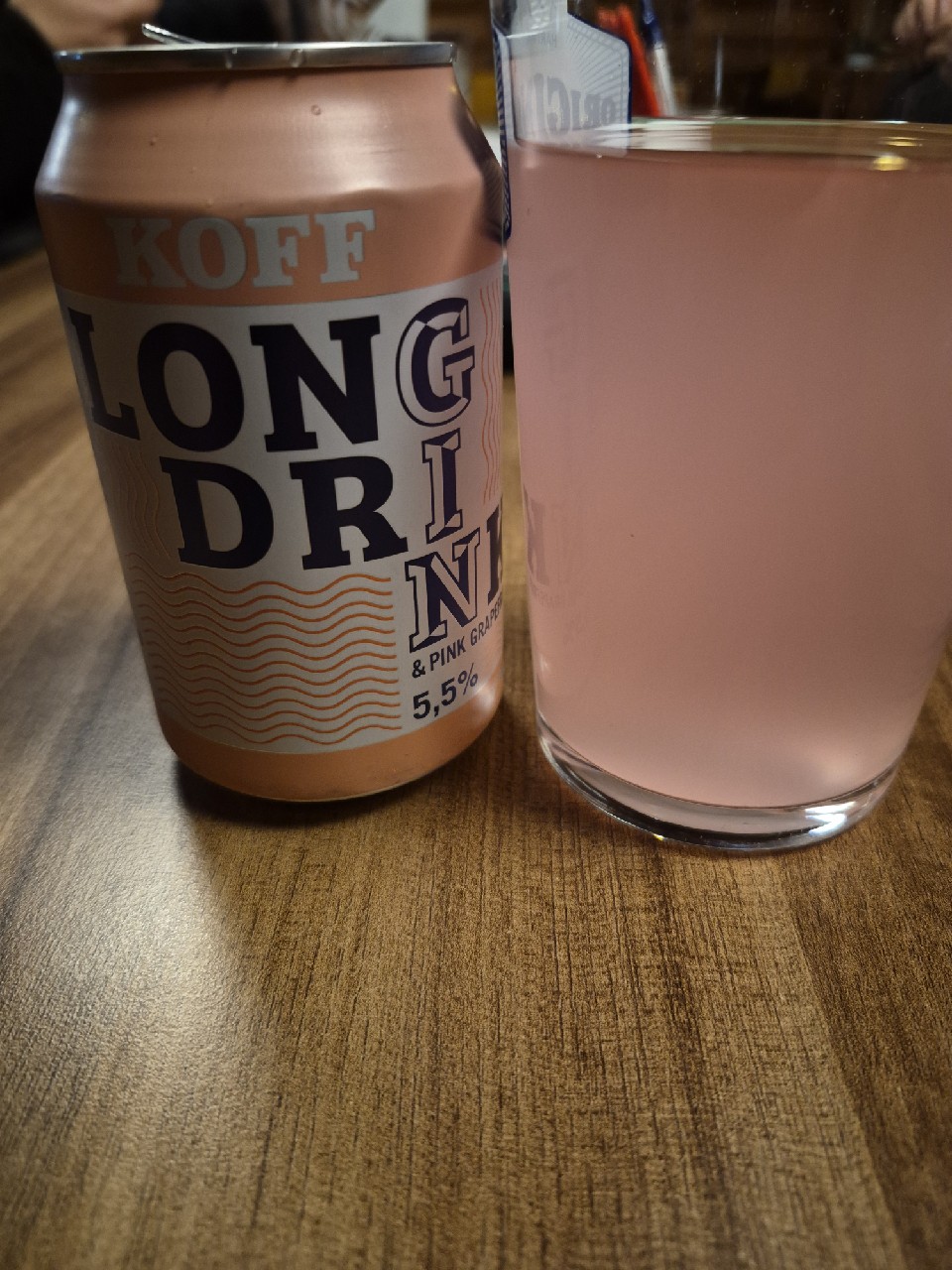 KOFF Long Drink Gin & Pink Grapefruit, Finland